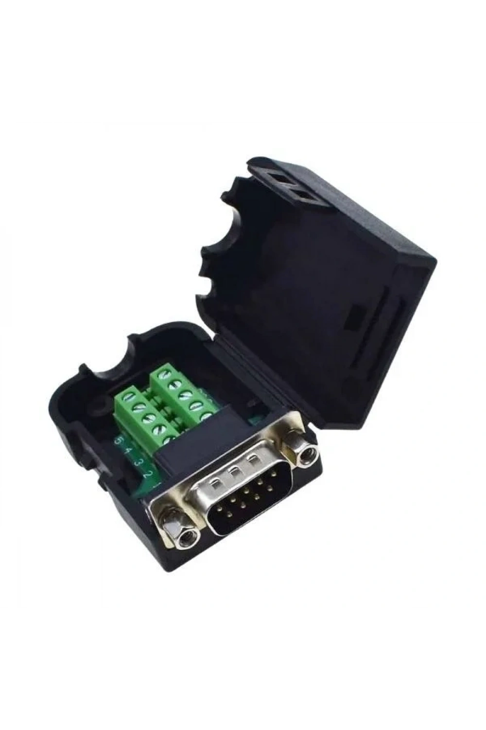 D-Sub DB9 9-Pin Erkek Terminal Block Adaptörü