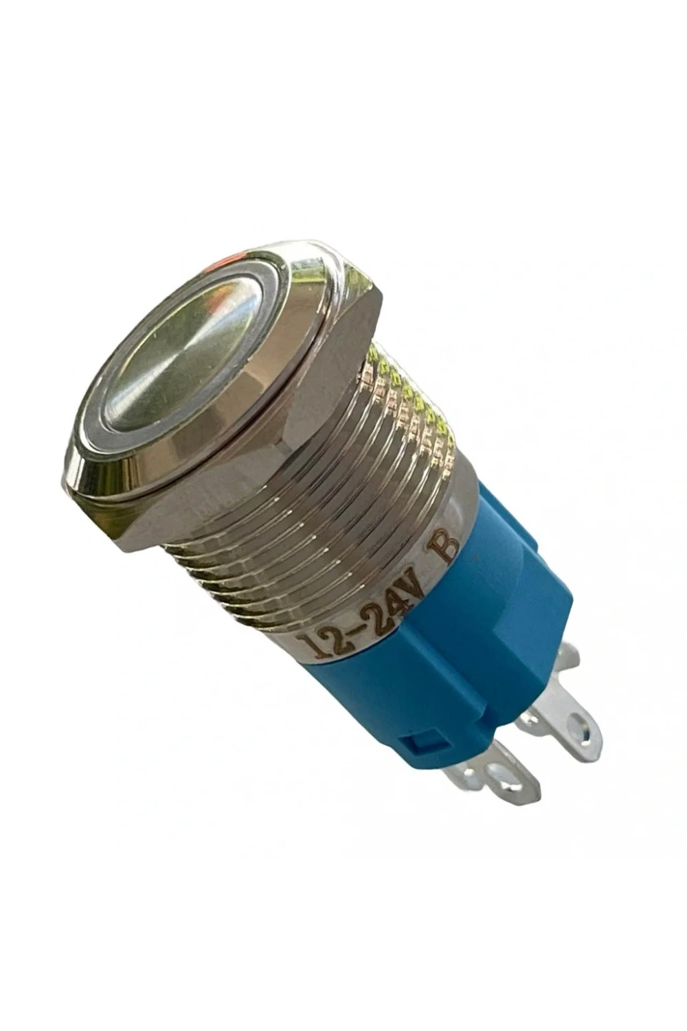 D64 Ø16mm Metal Kalıcı Buton ON-OFF 1NO