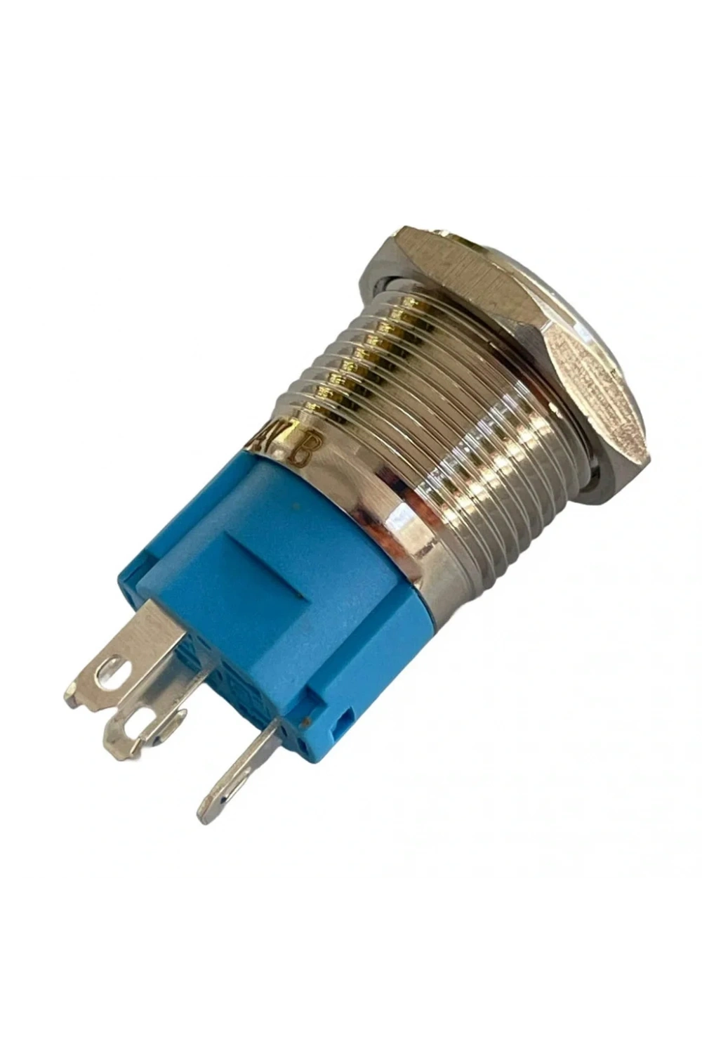 D64 Ø16mm Metal Kalıcı Buton ON-OFF 1NO