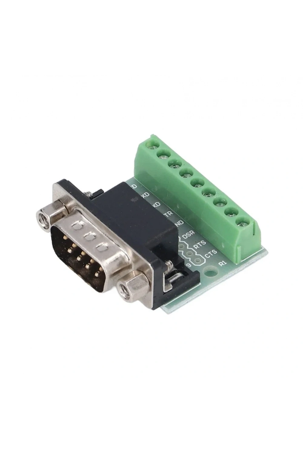 DB9 9-Pin Male Terminal Block Adapter