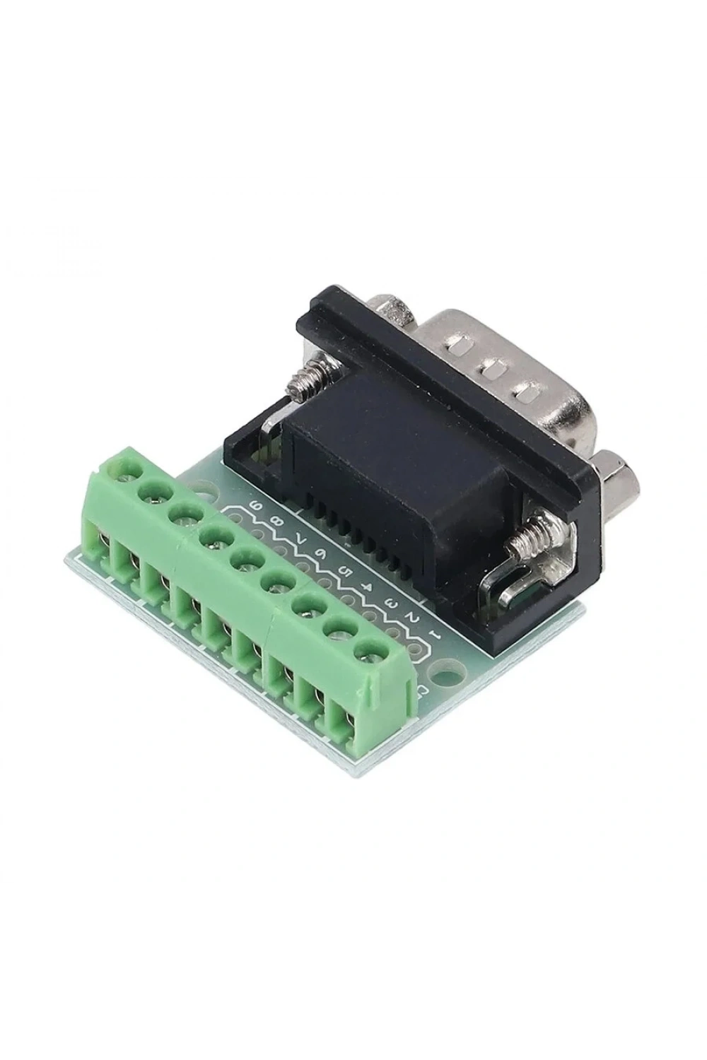 DB9 9-Pin Male Terminal Block Adapter