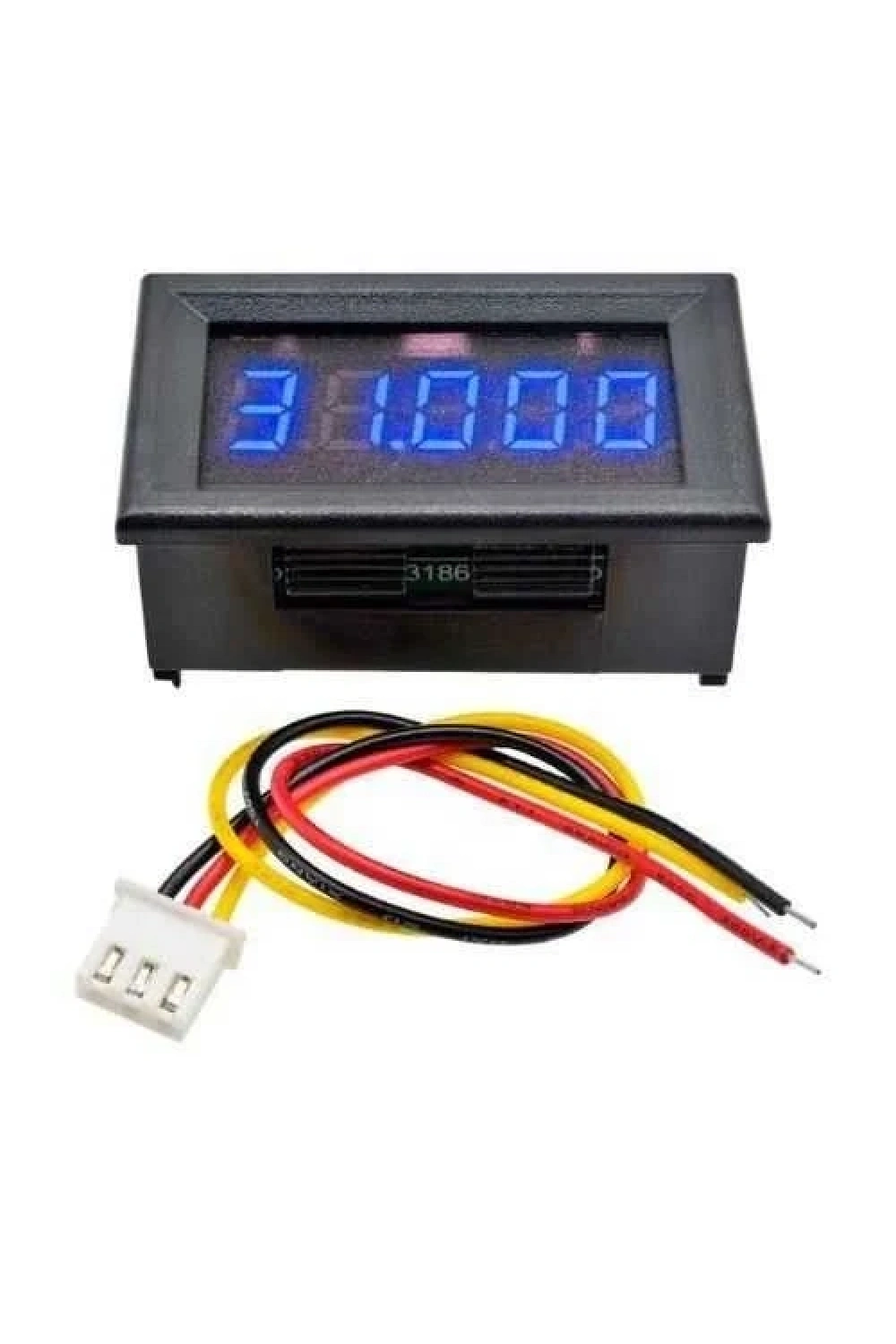 DC 0-33.000V Yüksek Hassasiyetli Dijital Voltmetre - Mavi