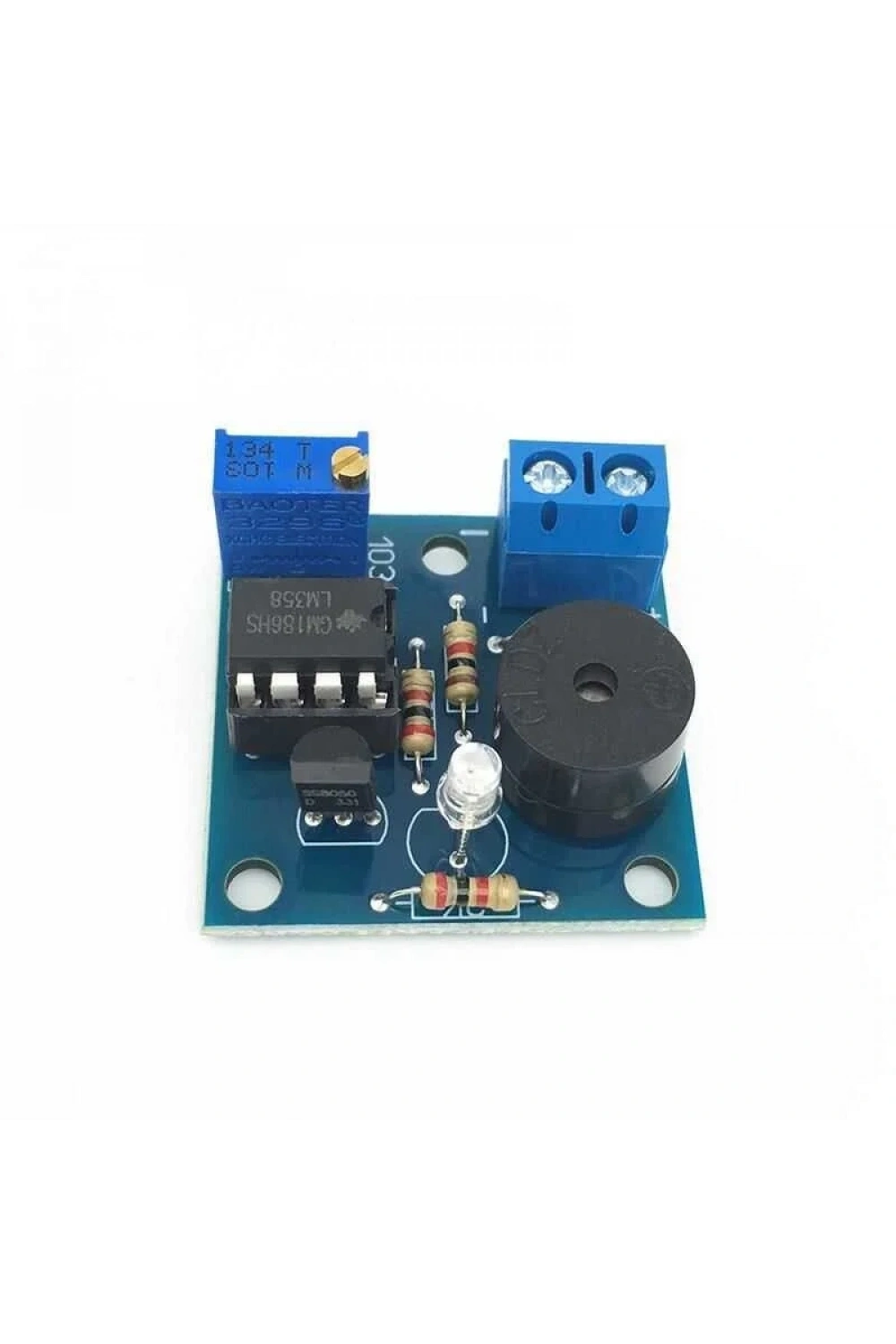 DC 12V LM358 Aşırı Deşarj Modülü - Buzzer Uyarılı