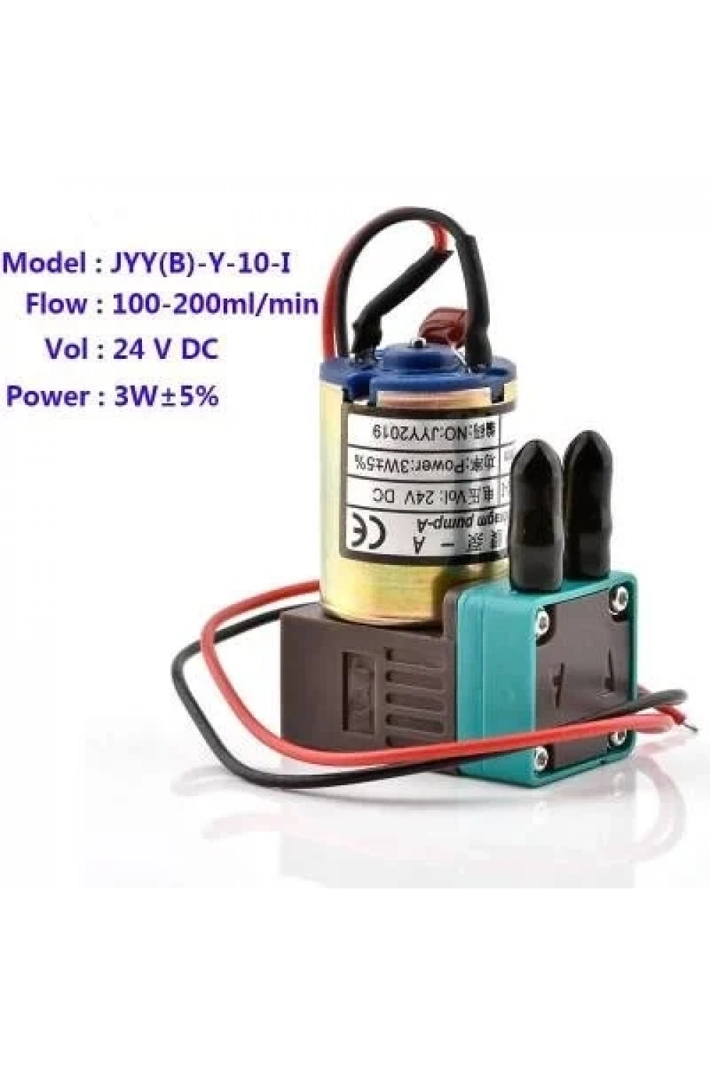 DC 24V 3W Mürekkep Pompası JYY(B)-Y-10-I