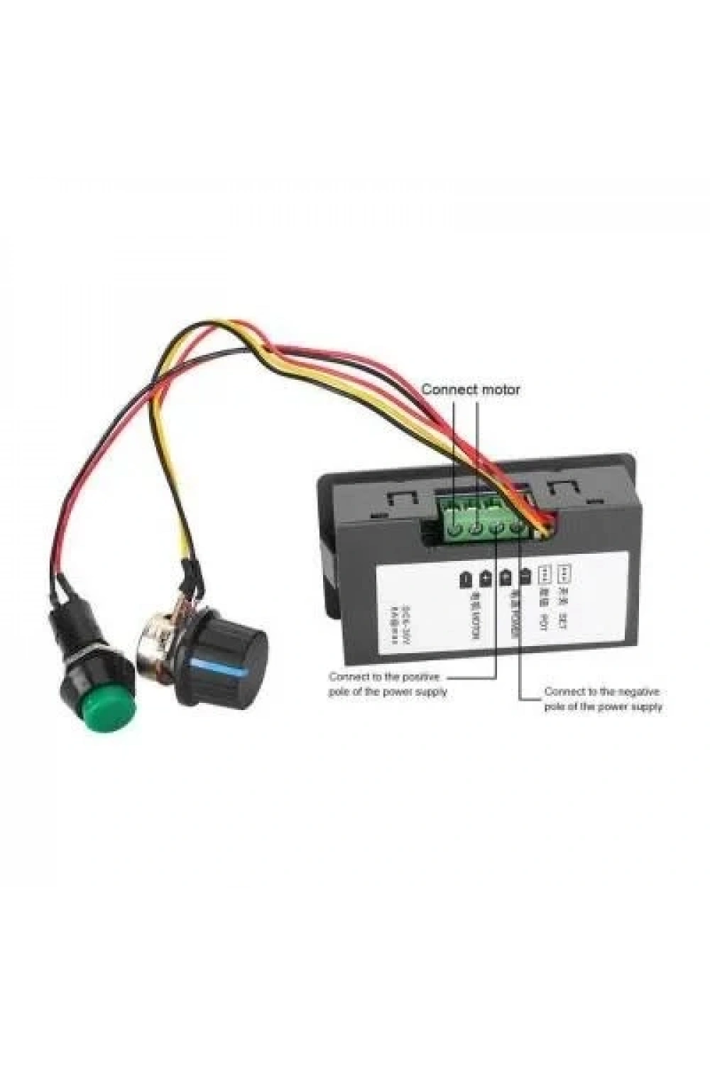 DC 6-30V 5A Ekranlı PWM Hız Kontrol Devresi