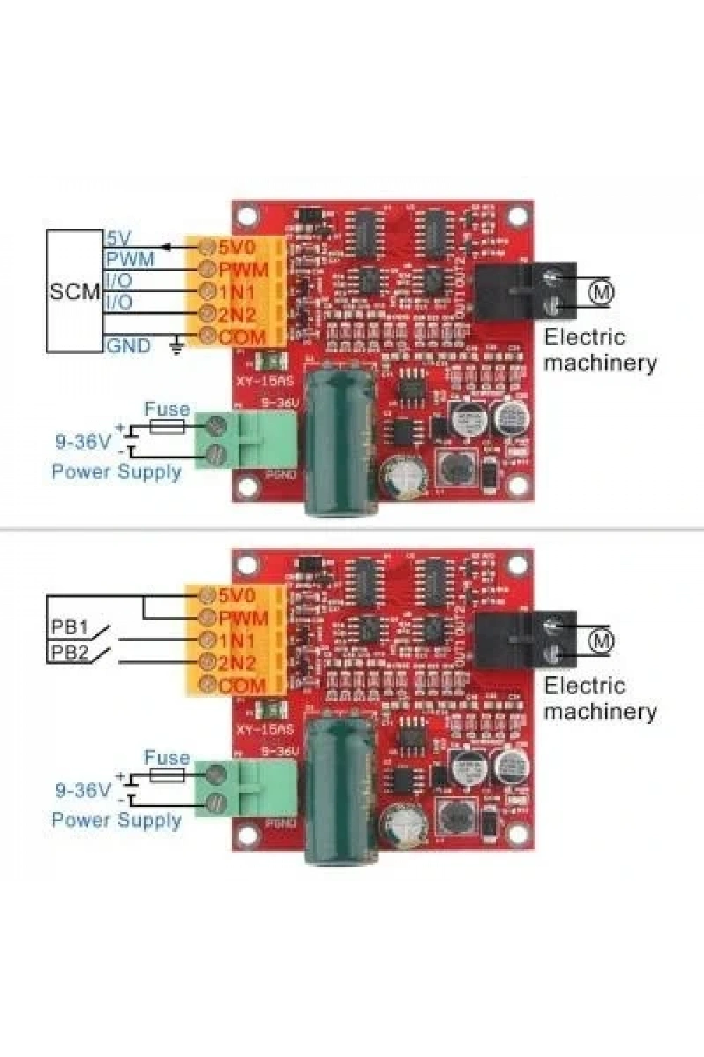 DC 9-36V 12A PWM Motor Sürücü