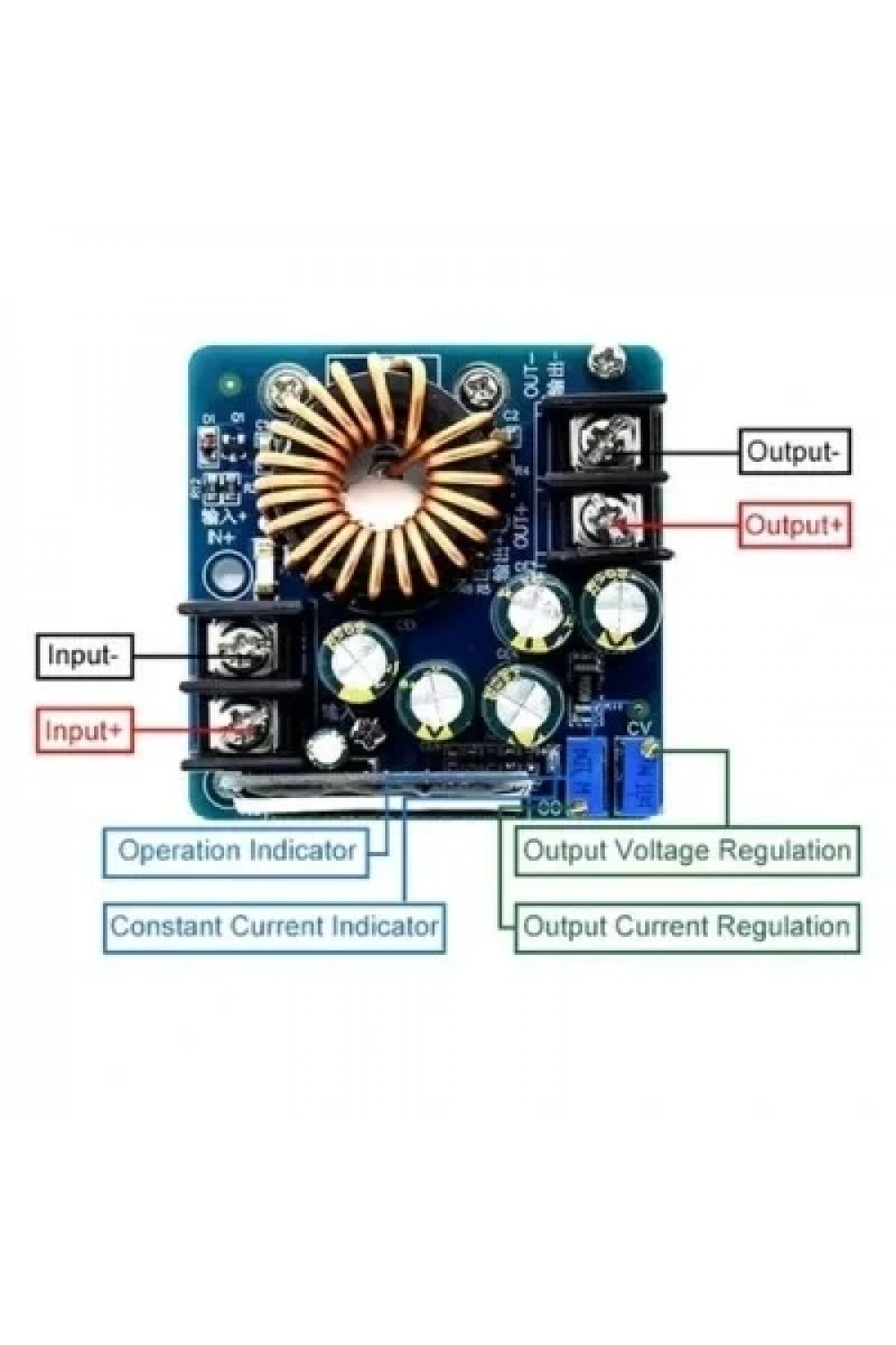 DC-DC 10-60V 400W Ayarlanabilir Voltaj Düşürücü Modül