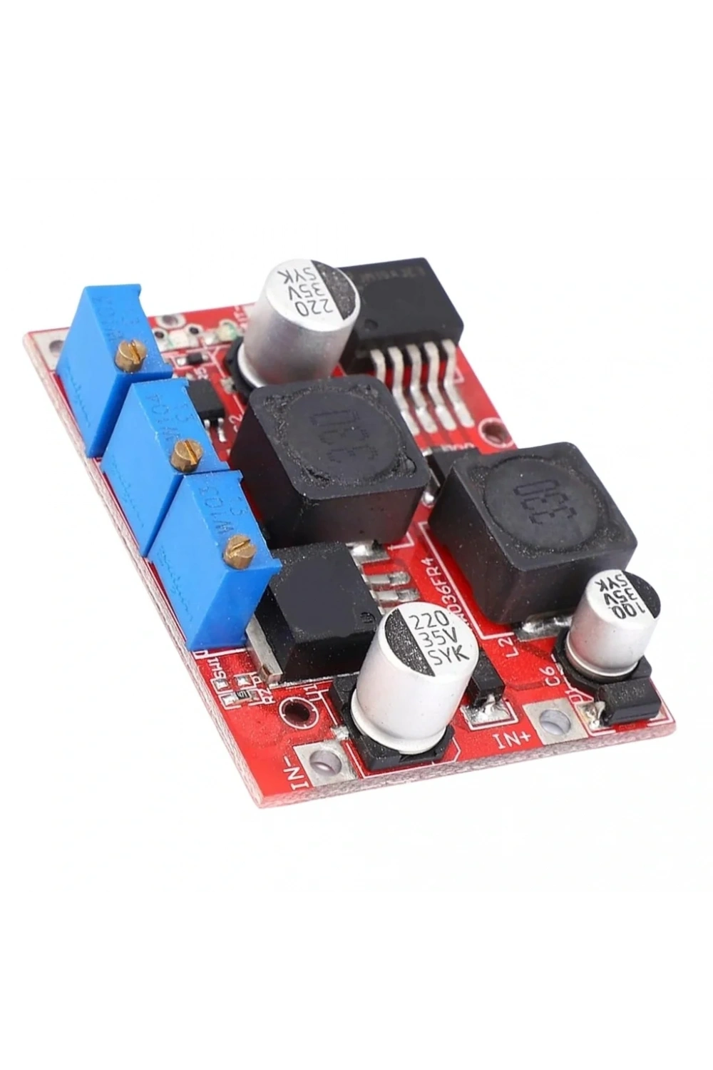 DC-DC Ayarlı Voltaj Yükseltici-Düşürücü Kartı (LM2577 + LM2596)