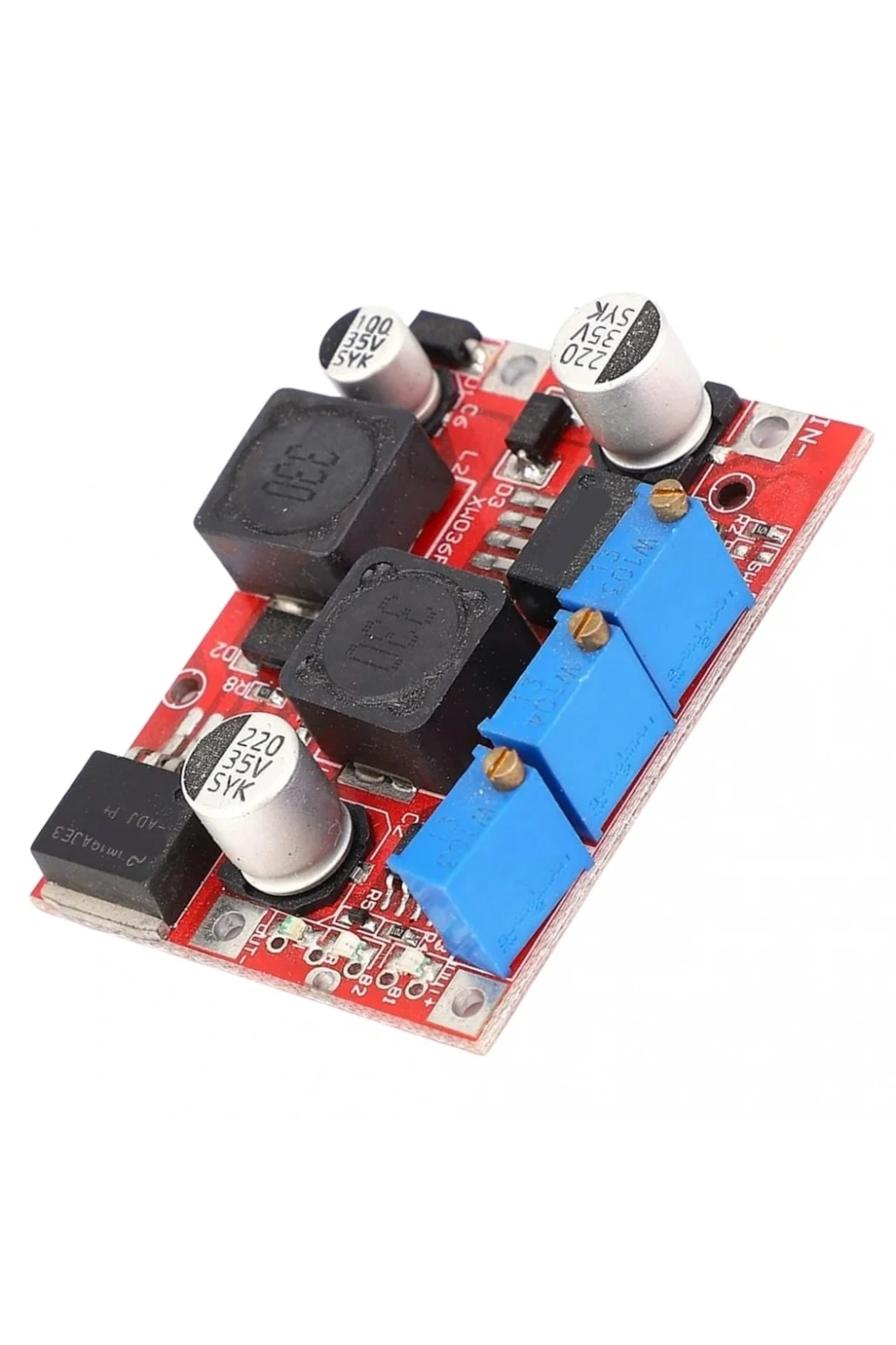 DC-DC Ayarlı Voltaj Yükseltici-Düşürücü Kartı (LM2577 + LM2596)
