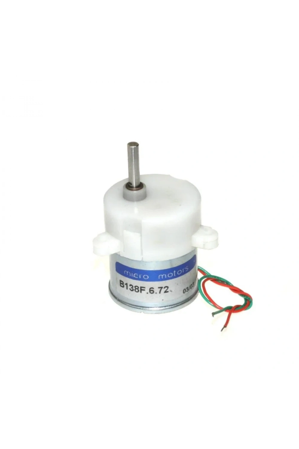 DC Eksantrik Mikro Motor 12V 6RPM Plastik Dişli 33mm B138F.6.72