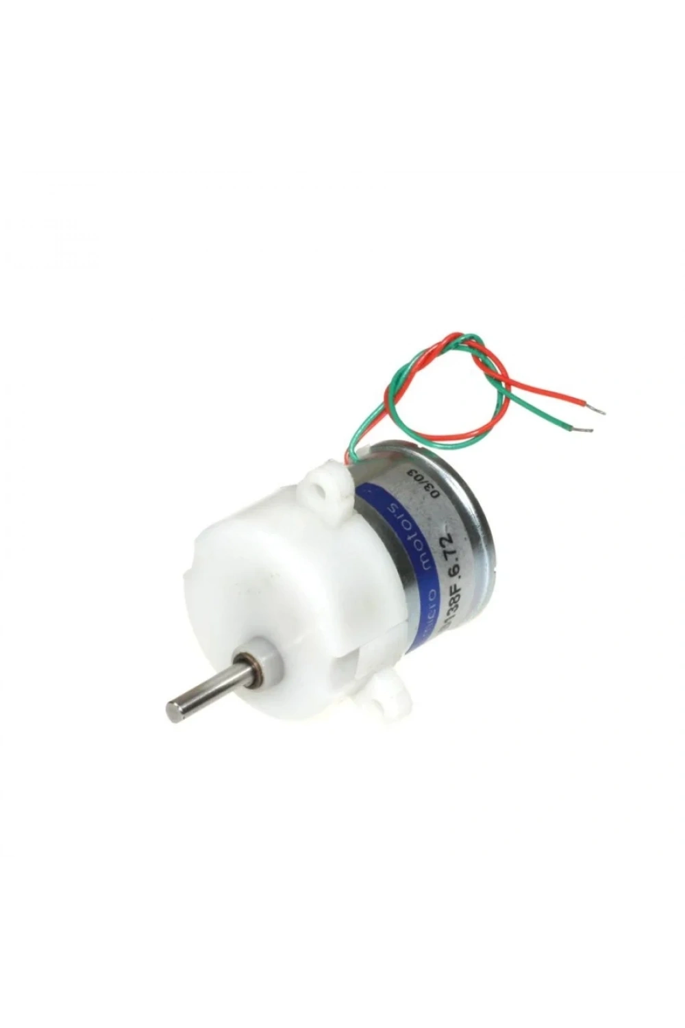 DC Eksantrik Mikro Motor 12V 6RPM Plastik Dişli 33mm B138F.6.72