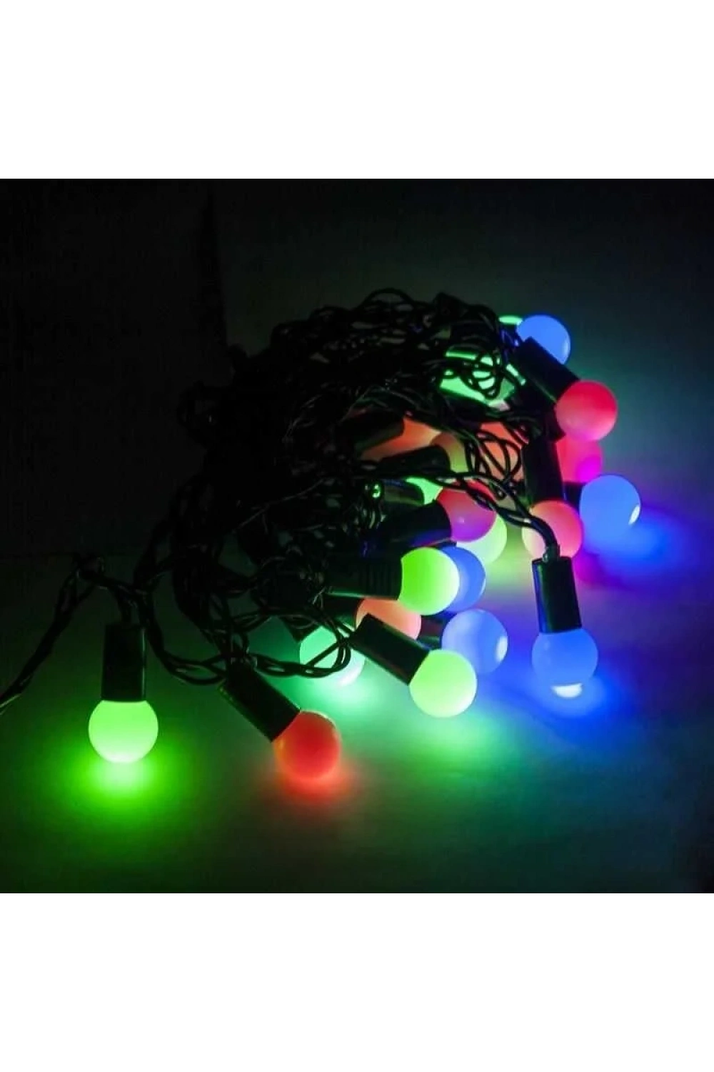 Dekoratif RGB Şerit Led 5 Metre - Yuvarlak Işık