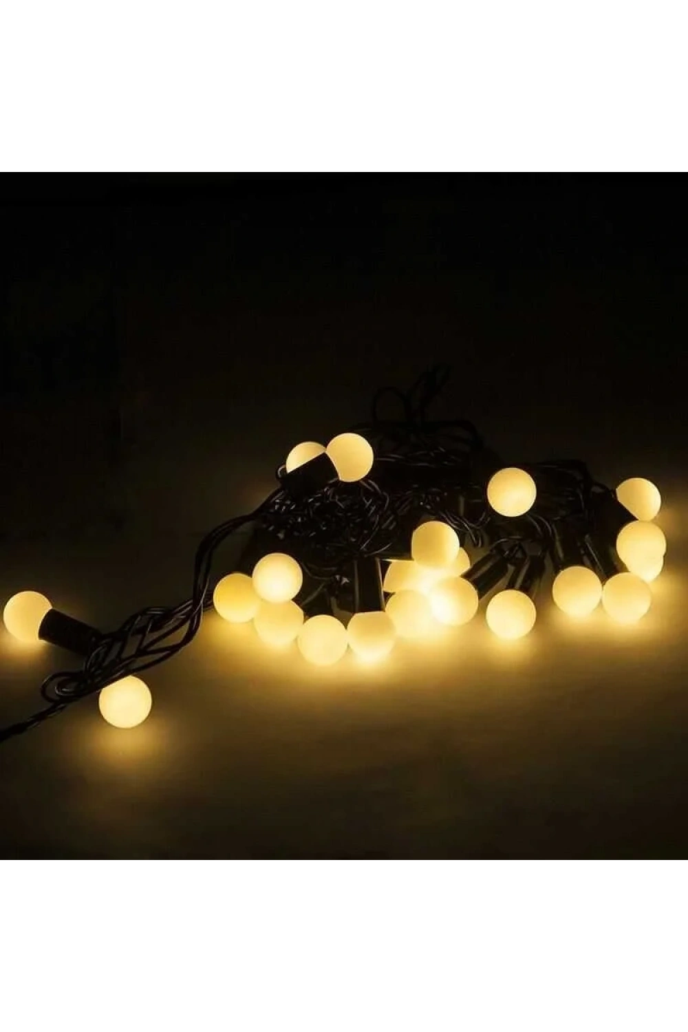 Dekoratif Sarı Şerit Led 5 Metre - Yuvarlak Işık