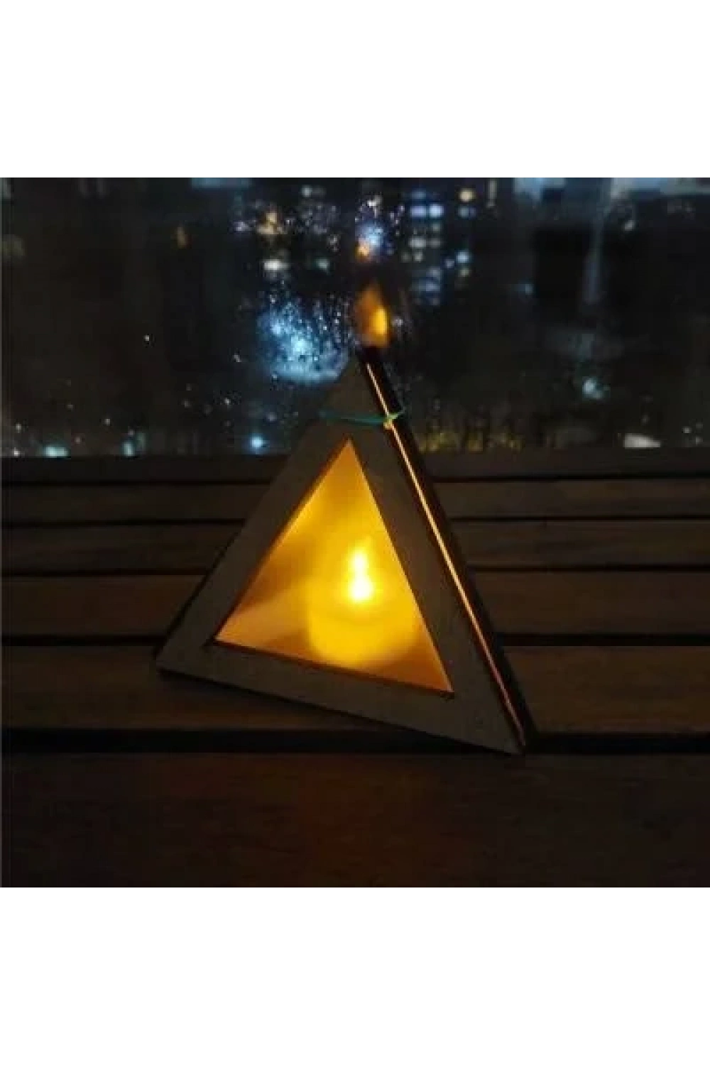 Demonte Ahşap Gece Lambası - Kendin Yap DIY