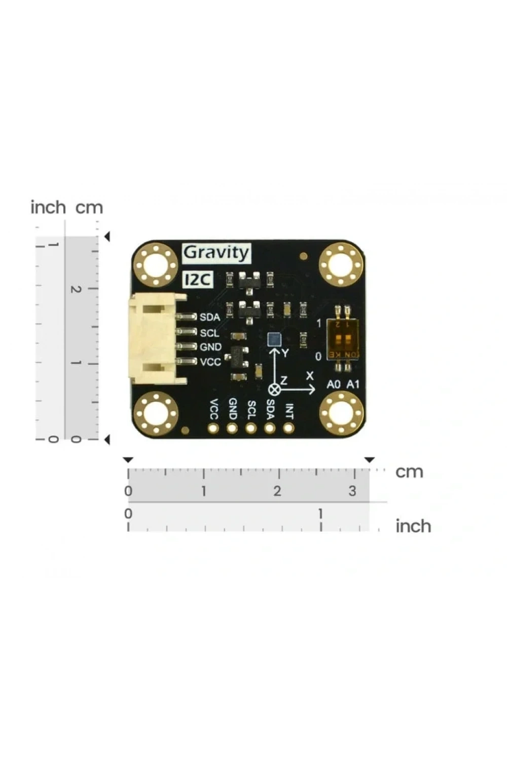 DFROBOT Gravity BMM150 Üç Eksen Manyetometre Sensörü