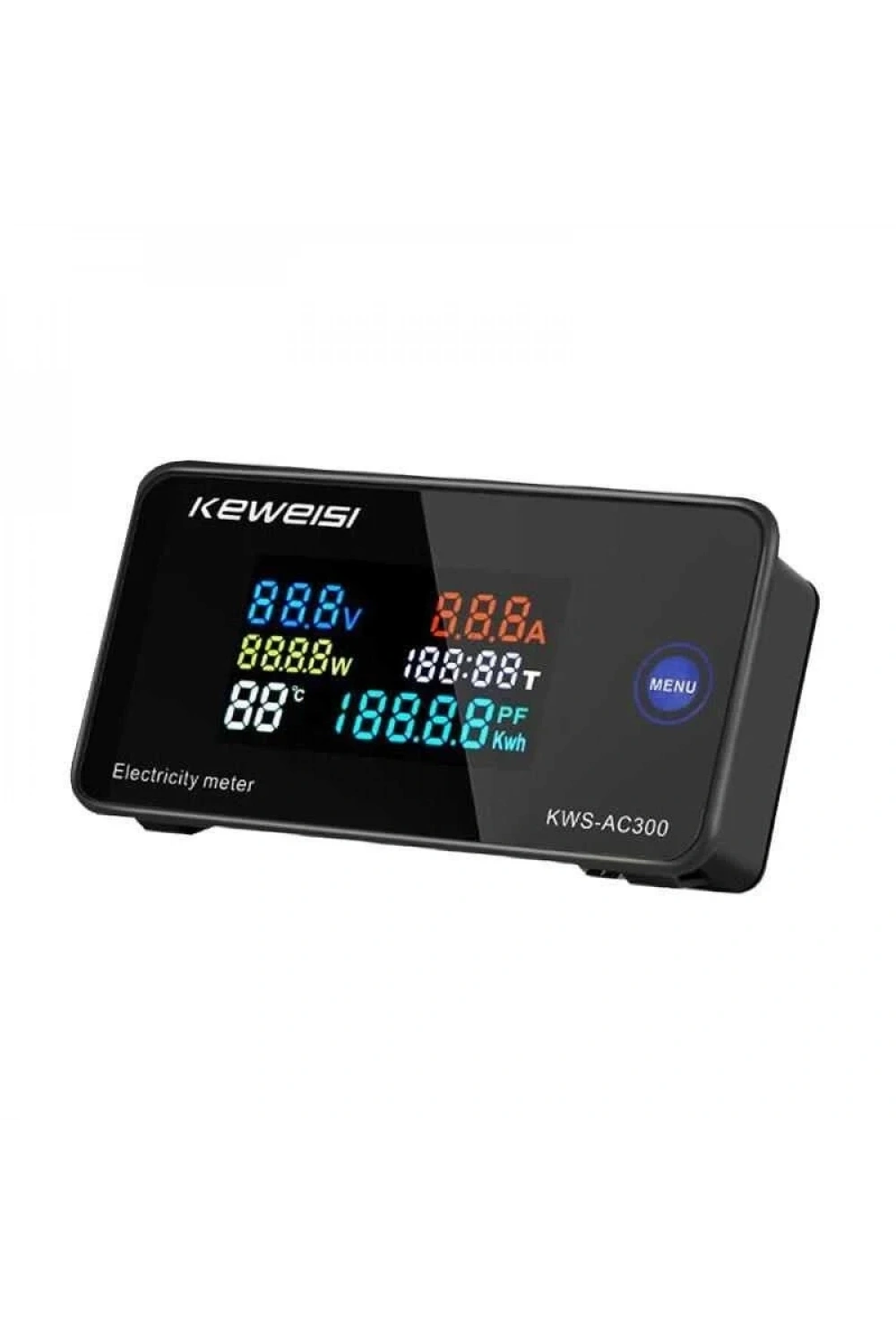 Dijital AC 50-300V 20A Voltmetre Ampermetre