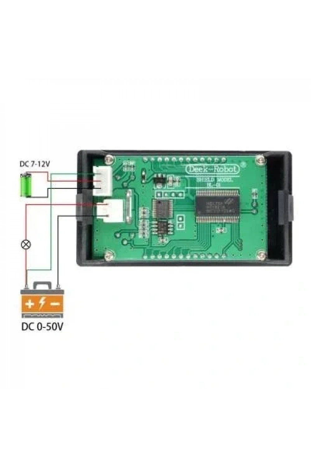 Dijital DC 0-100V 0-10A Voltmetre Ampermetre