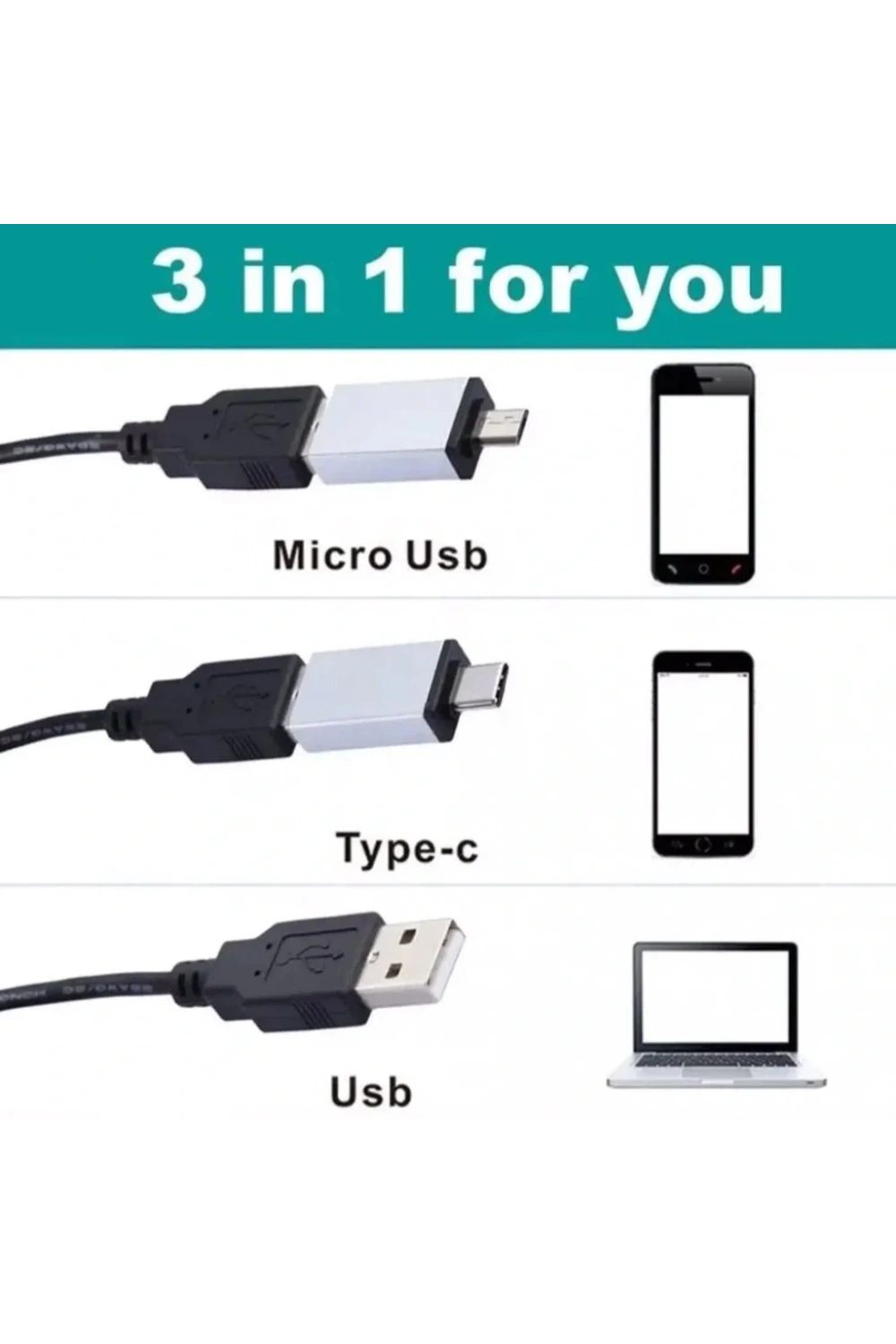 Dijital Taşınabilir USB Mikroskop Büyüteç 1000x Zoom