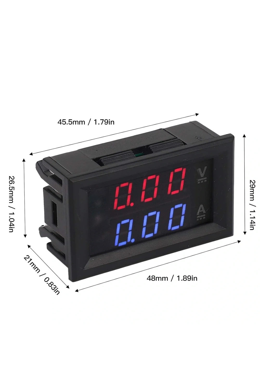 Dijital Voltmetre Ampermetre Volt Akım Ölçer DC 0-100V 10A