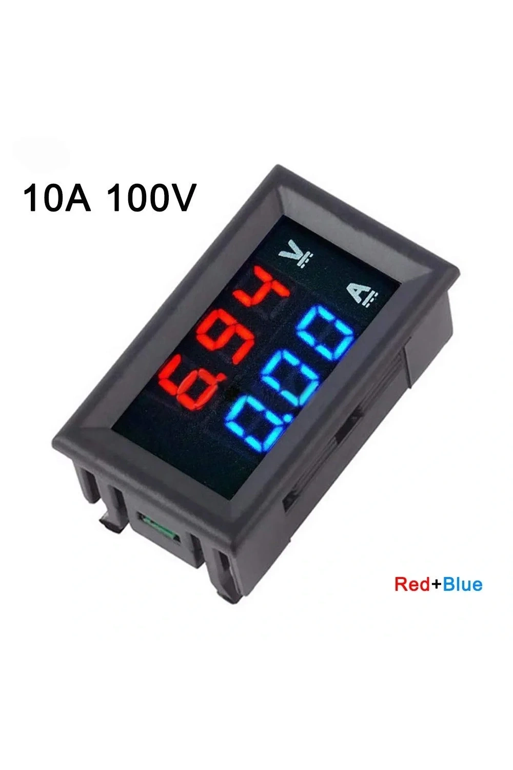 Dijital Voltmetre Ampermetre Volt Akım Ölçer DC 0-100V 10A