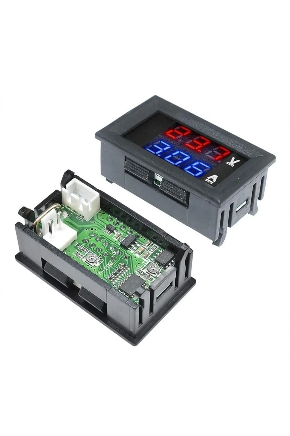 Dijital Voltmetre Ampermetre Volt Akım Ölçer DC 0-100V 10A