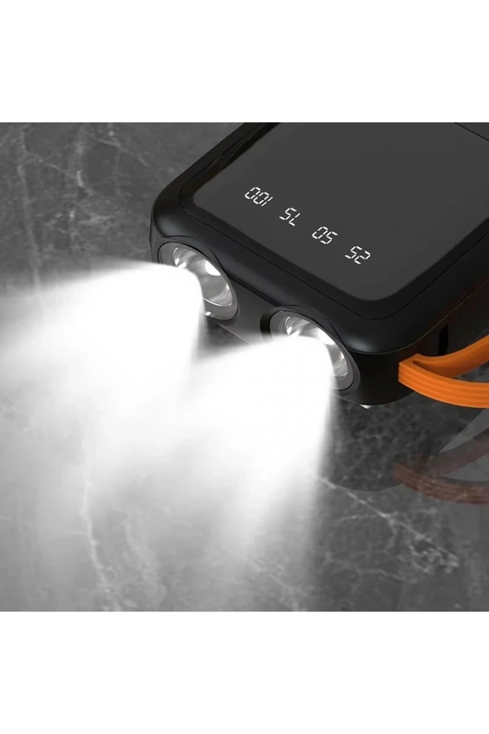 Divex 10000 mAh Powerbank 4 Farklı Kablo Çıkışlı Led Fenerli DP-430