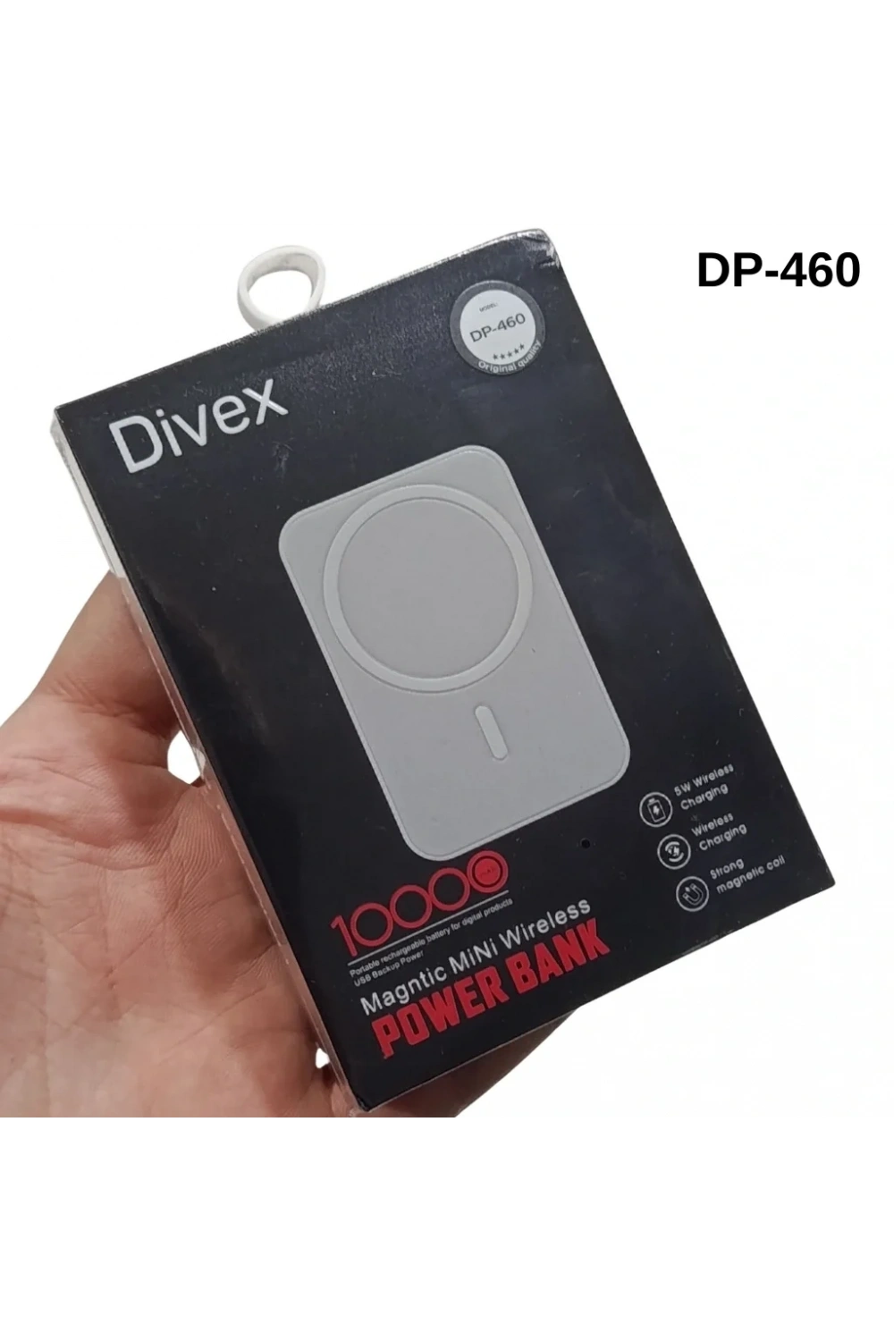 Divex 10000mAh Iphone Uyumlu Manyetik Kablosuz Magsafe Powerbank DP-460