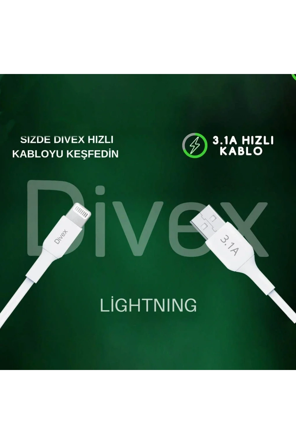 Divex 20W Type-C to Lightning & USB-C Hızlı Şarj Kablosu DC-114
