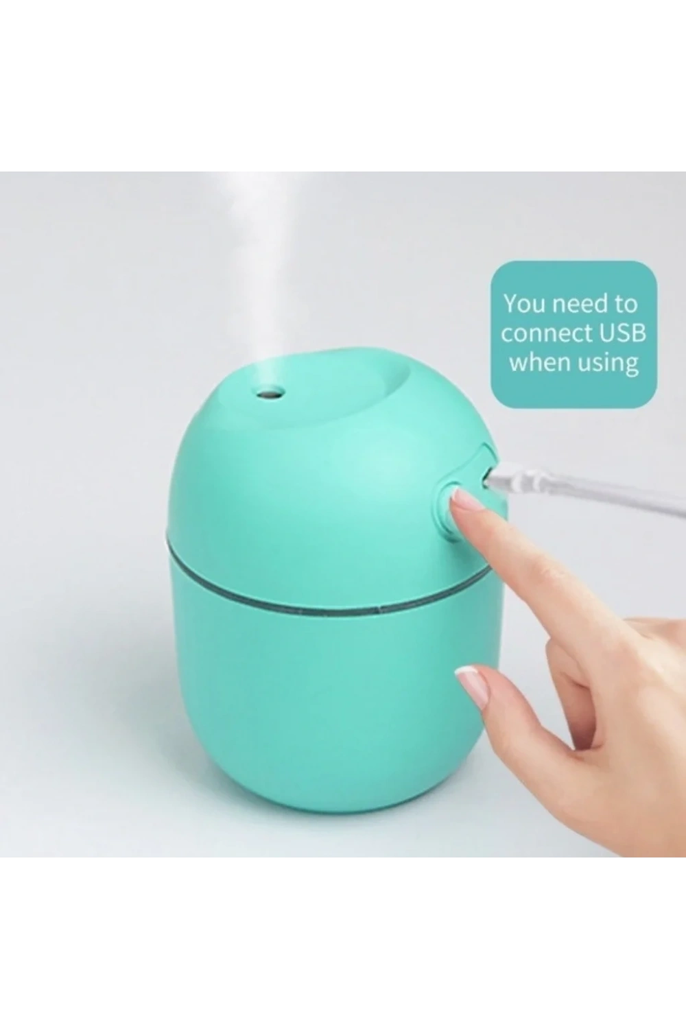Divex 220ml Ultrasonik Hava Nemlendirici Humidifier Mavi H-57