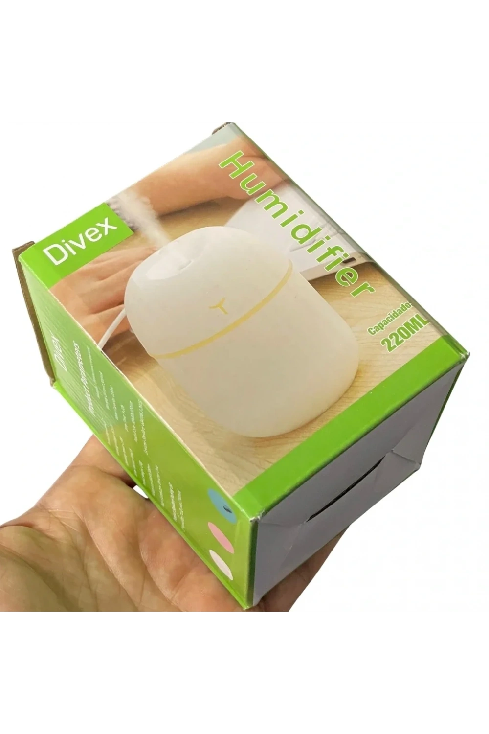 Divex 220ml Ultrasonik Hava Nemlendirici Humidifier Mavi H-57