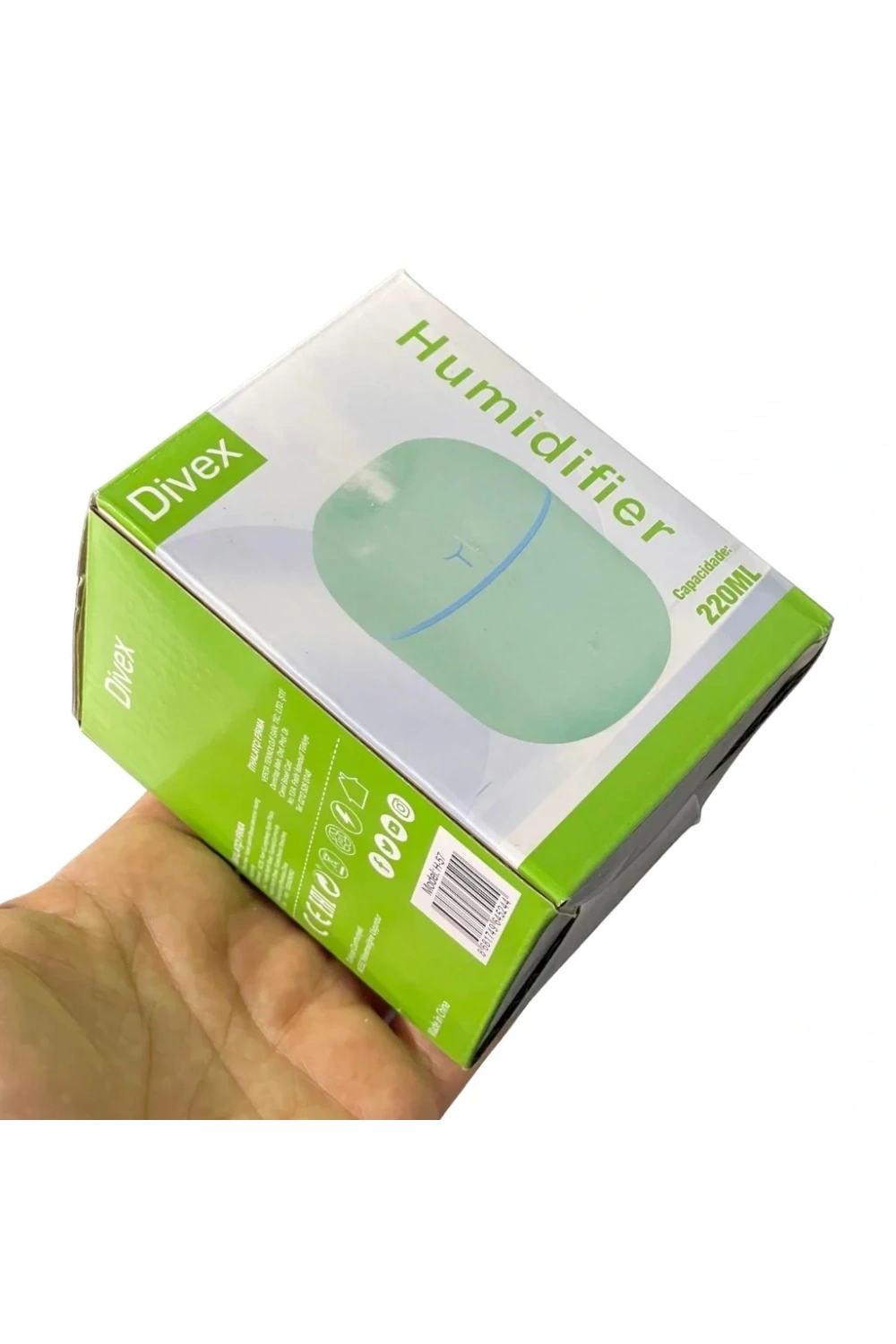Divex 220ml Ultrasonik Hava Nemlendirici Humidifier Mavi H-57
