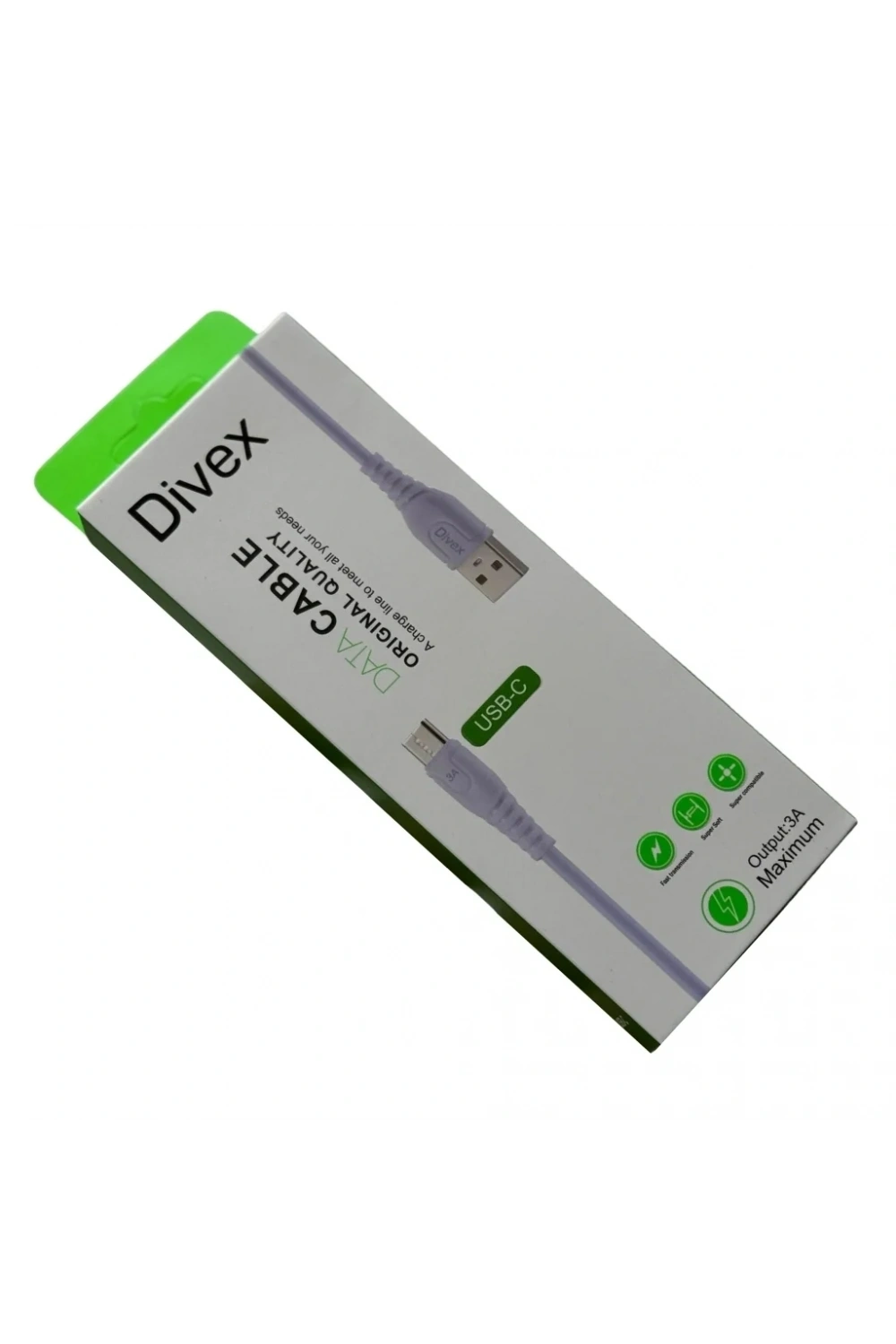 Divex 3A Type-C Hızlı Şarj ve Data Kablosu 1m DC-102