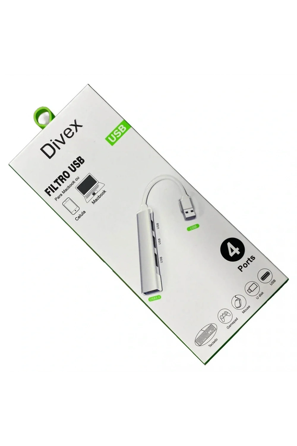 Divex 4 Çıkışlı USB Çoklayıcı 4 Port USB Splitter DX-03