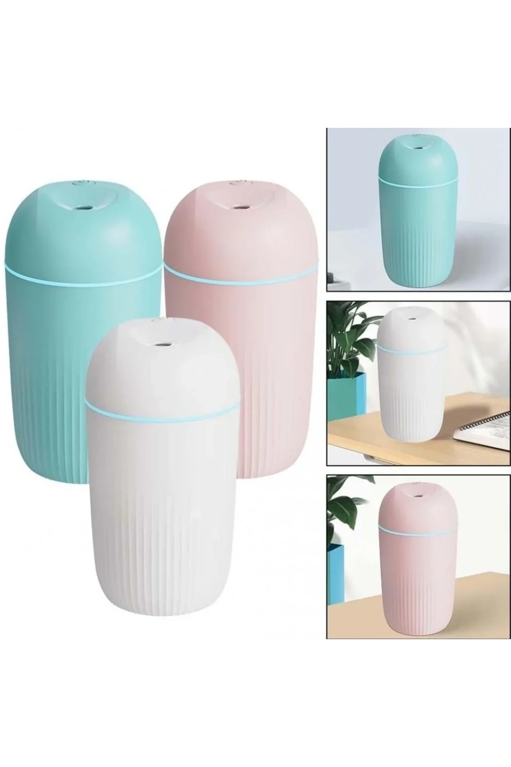 Divex 400ml Ultrasonik Hava Nemlendirici Pembe H-59