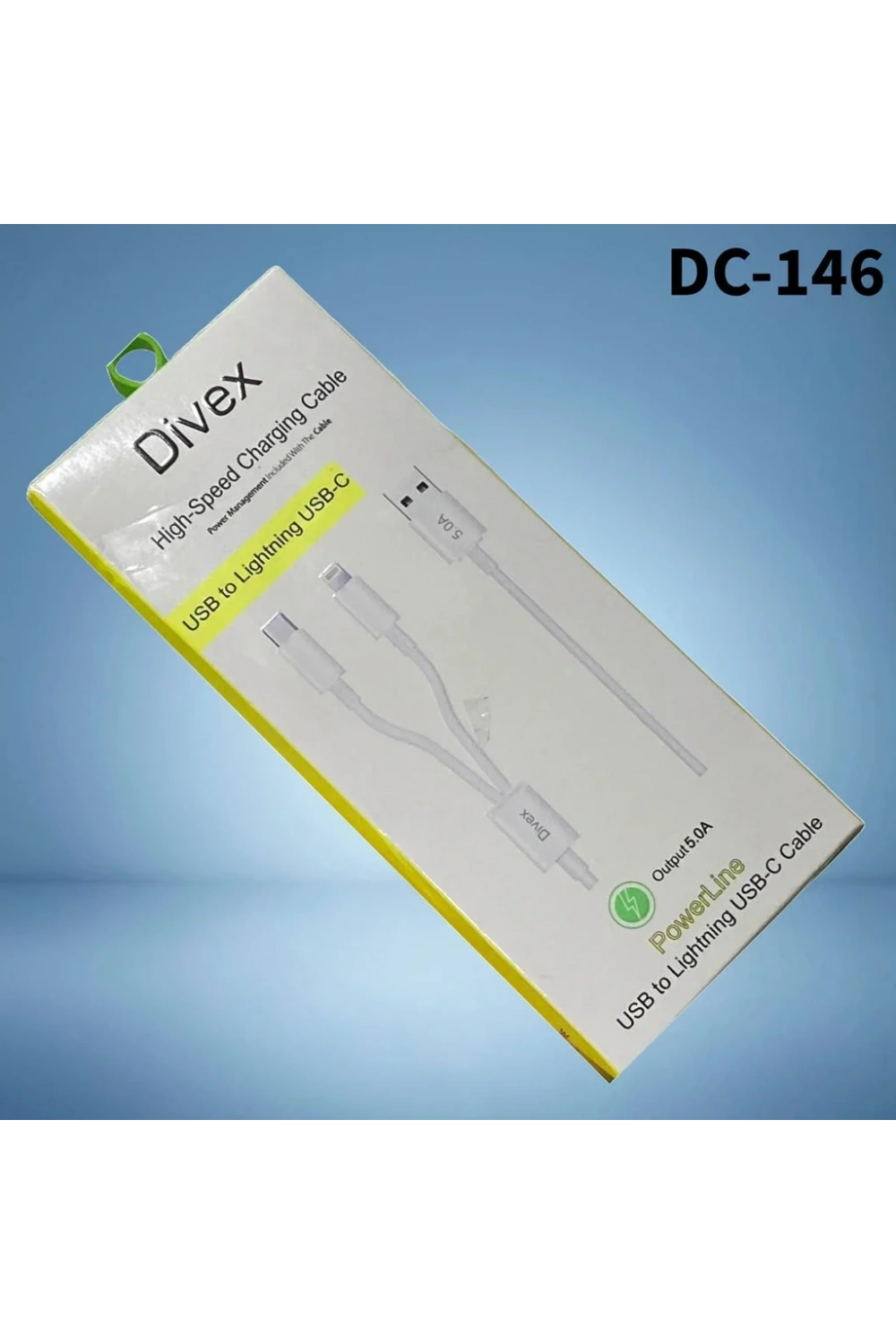 Divex 5.0A Type-C - Lightning Yüksek Hızlı Şarj Kablosu DC-146