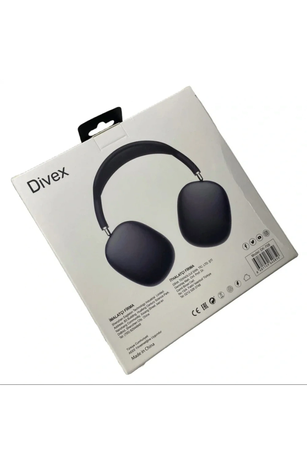 Divex Apple Uyumlu Airpods Max Kulaküstü Kulaklık DK-708 Siyah