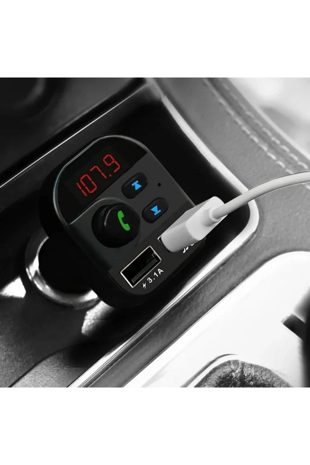 Divex Araç Fm Transmitter Bluetooth 2xUSB Mp3 Çakmaklık Girişli DT-602
