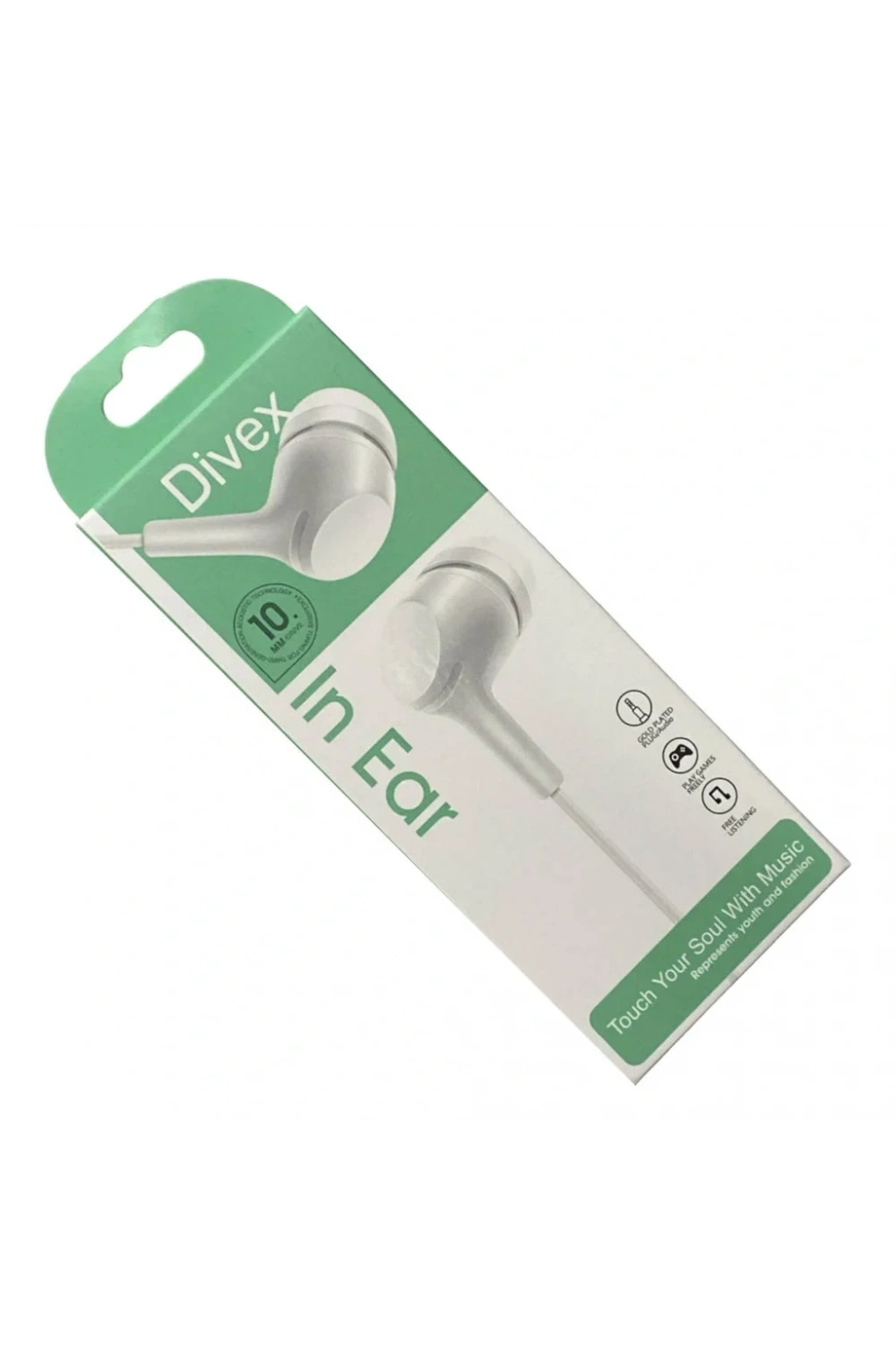 Divex Aux Stereo Kulakiçi Kulaklık Beyaz DH-270