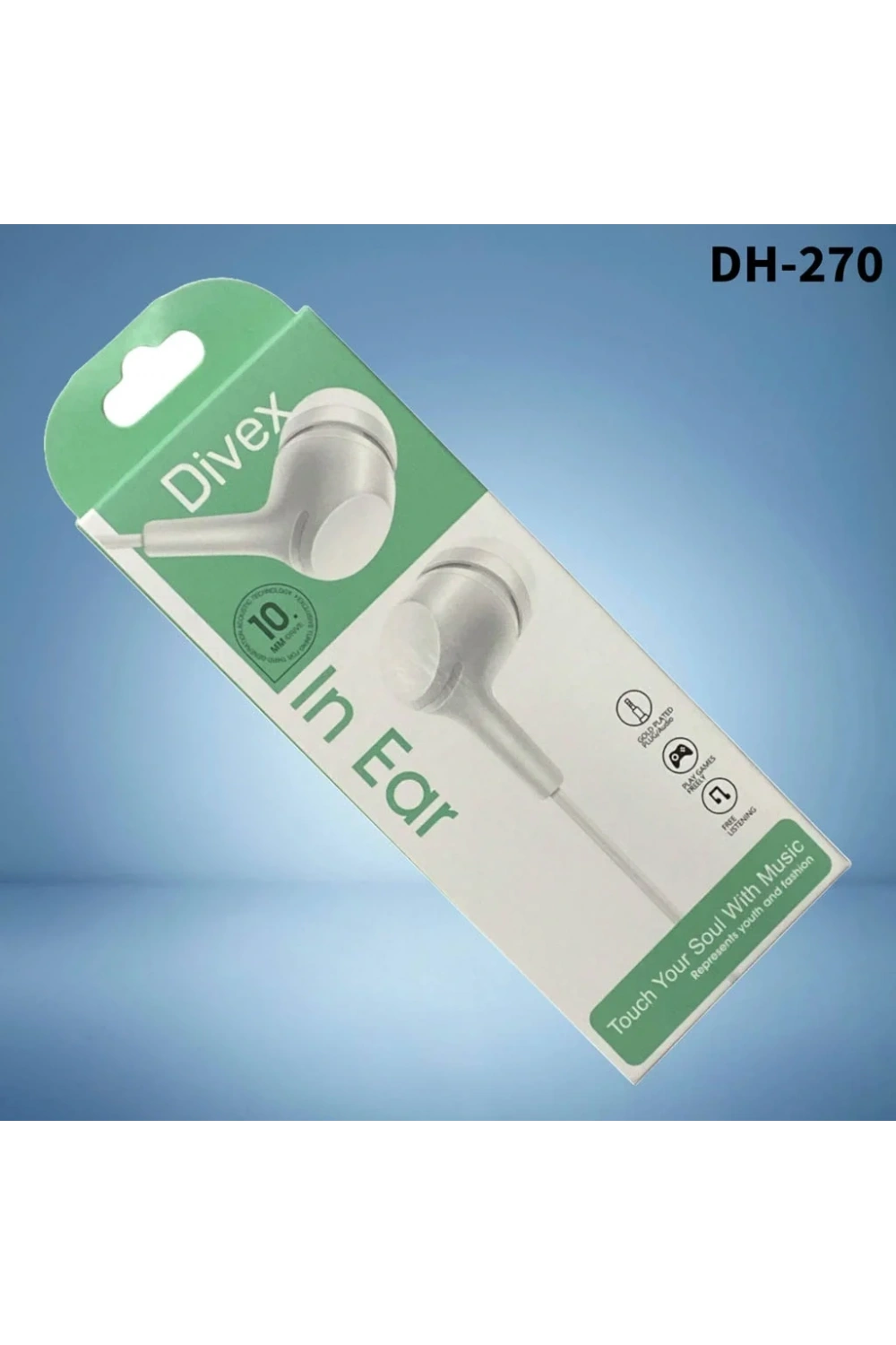 Divex Aux Stereo Kulakiçi Kulaklık Beyaz DH-270
