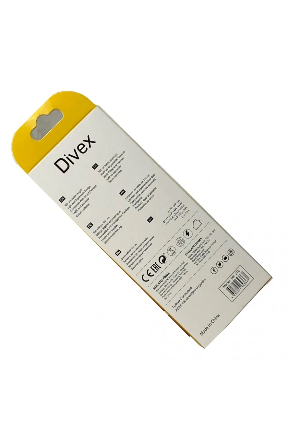 Divex Aux Stereo Kulakiçi Kulaklık Siyah DH-270