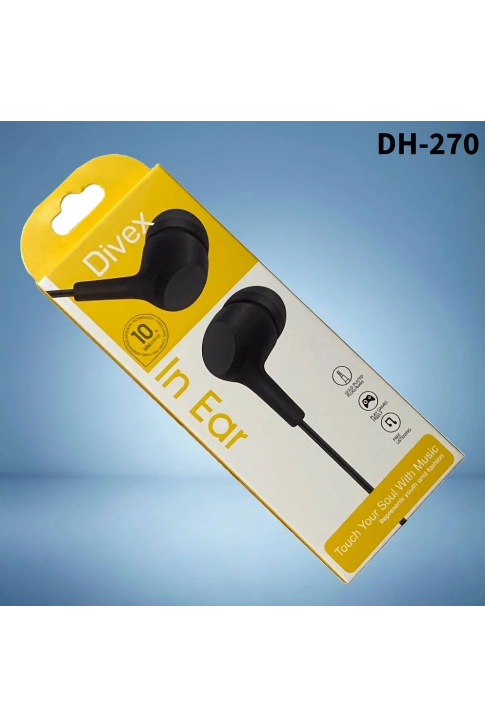 Divex Aux Stereo Kulakiçi Kulaklık Siyah DH-270