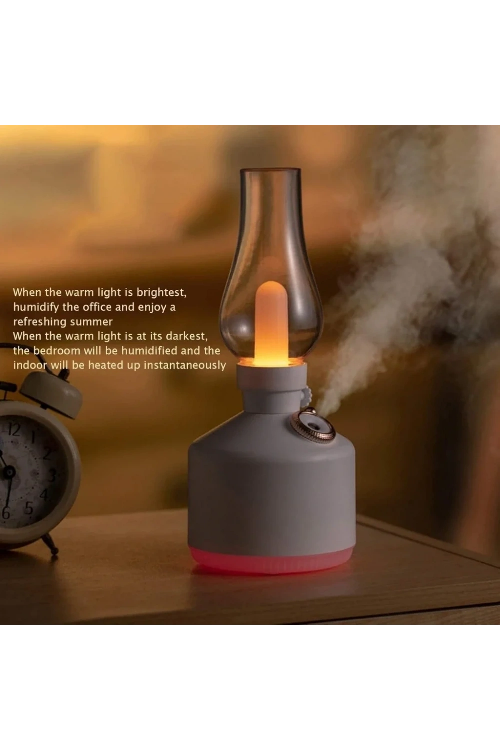 Divex Gaz Lambası Görünümlü Hava Nemlendirici Vintage Lamp Humidifier H-47