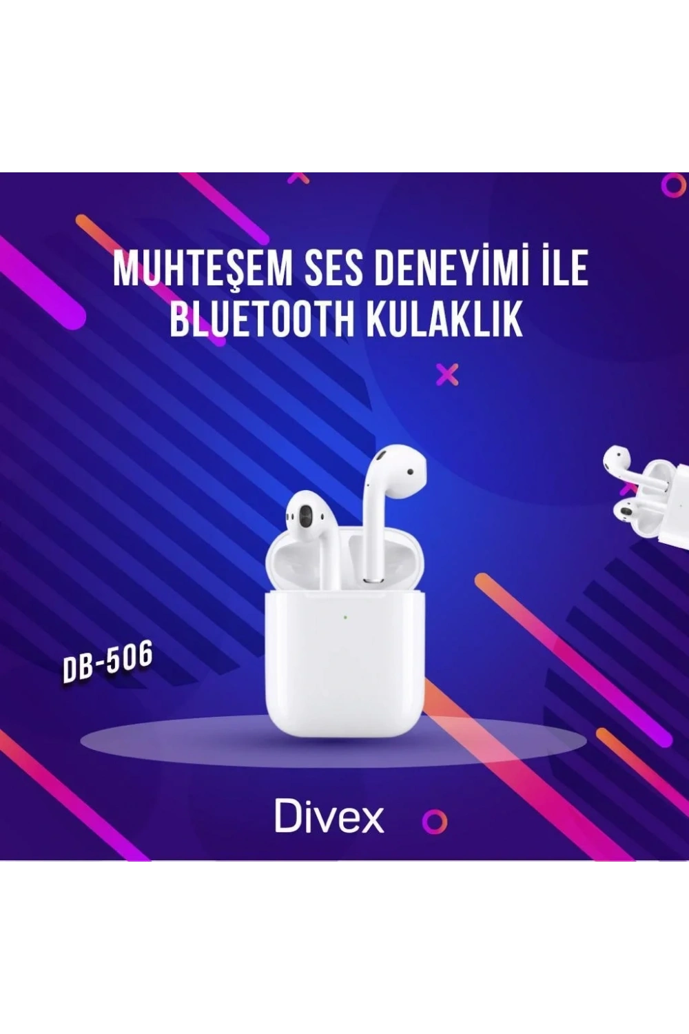 Divex IOS-Android Uyumlu Kablosuz Bluetooth Kulaklık DB-506