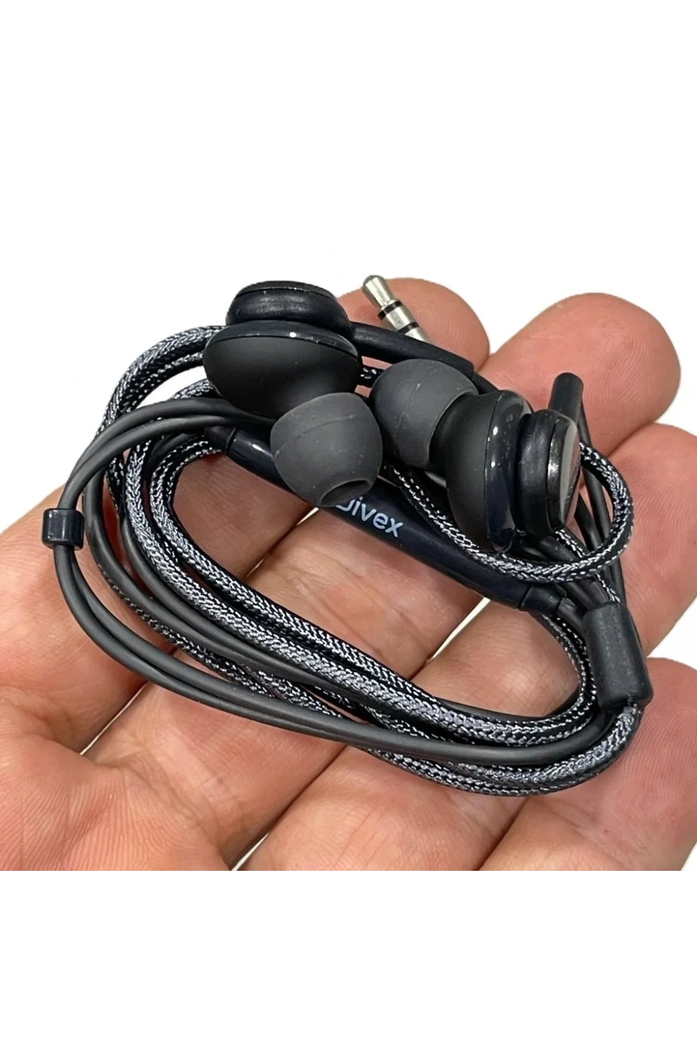 Divex Kablolu Mikrofonlu Kulakiçi Kulaklık Siyah Earphones DH-262