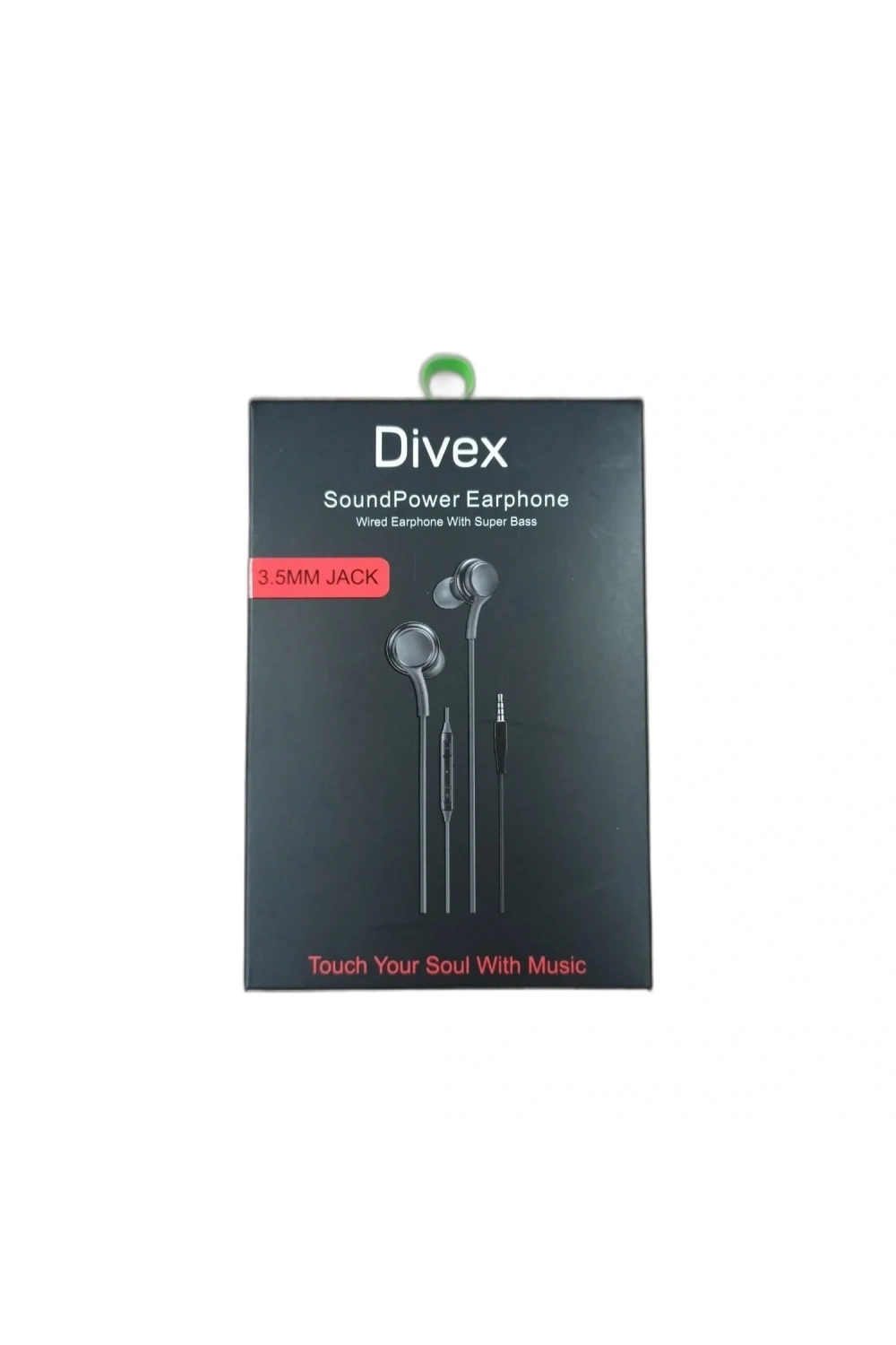 Divex Kablolu Mikrofonlu Kulakiçi Kulaklık Siyah Earphones DH-262