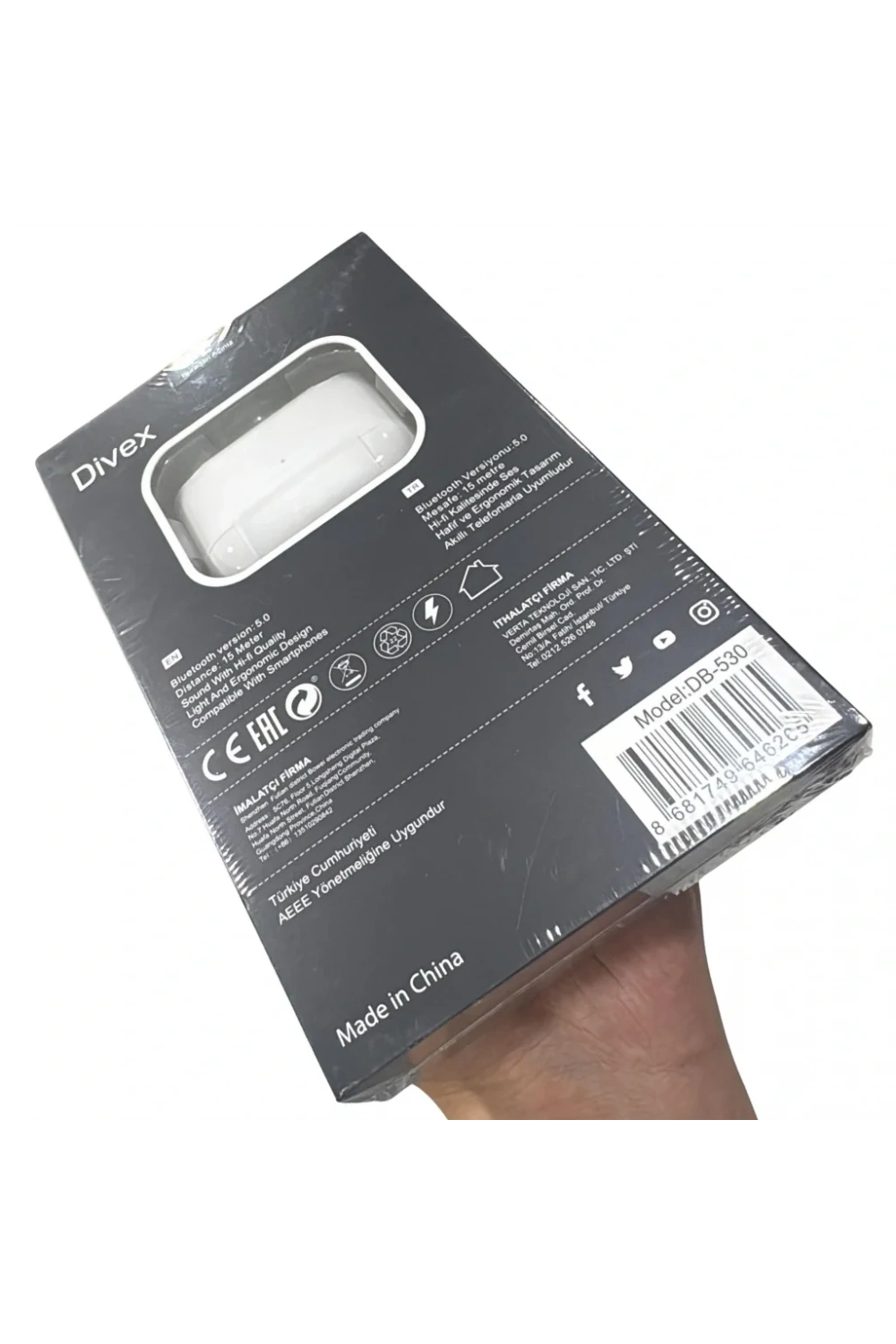 Divex Kablosuz Akıllı Bluetooth Kulaklık DB-530