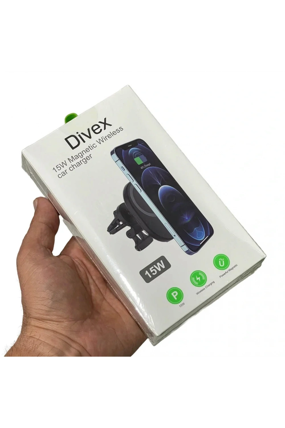 Divex Kablosuz Araç Şarj Cihazı Manyetik Wireless Şarj Aleti DV-350