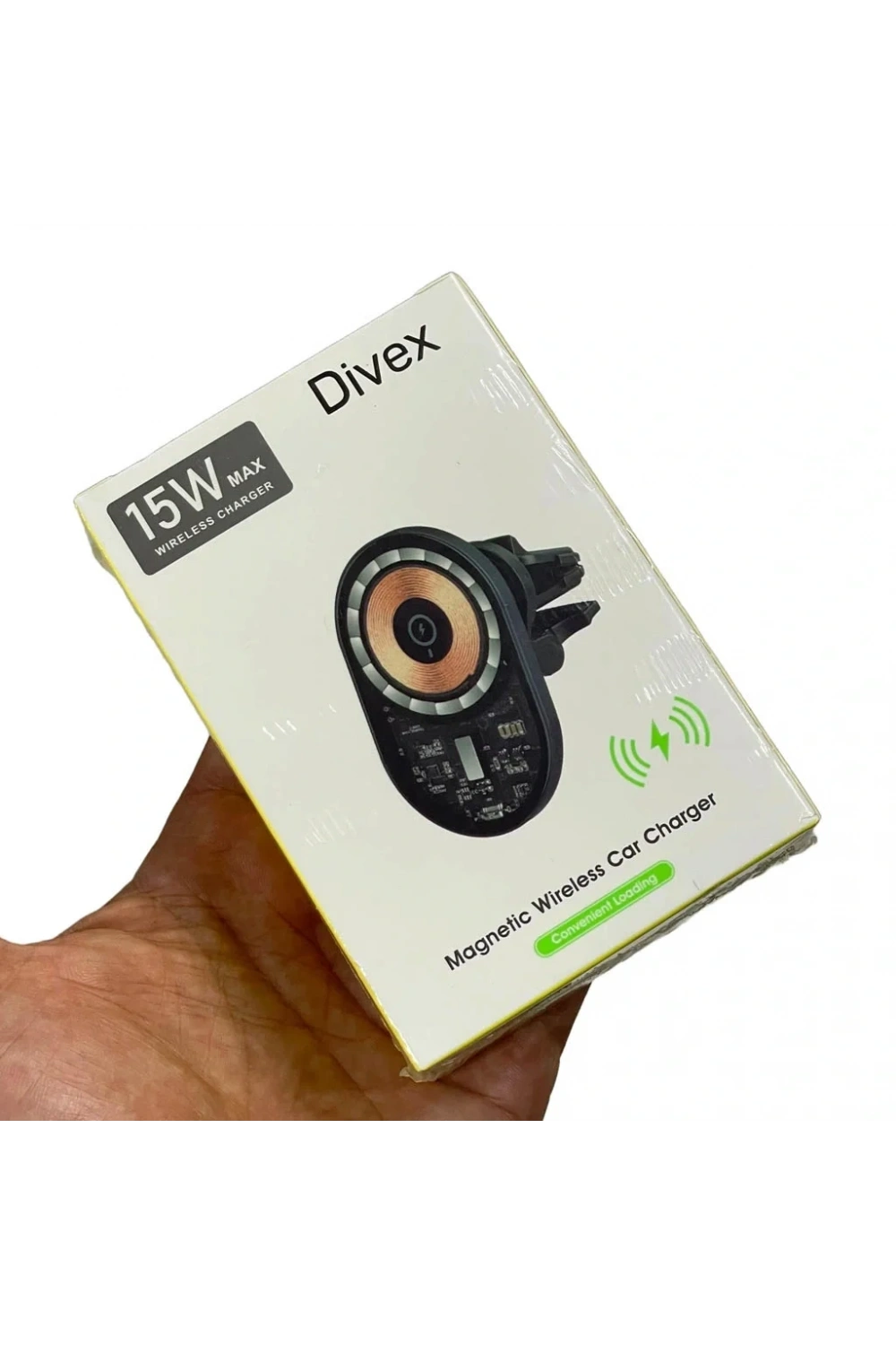 Divex Kablosuz Araç Şarj Cihazı Manyetik Wireless Şarj Aleti DV-354