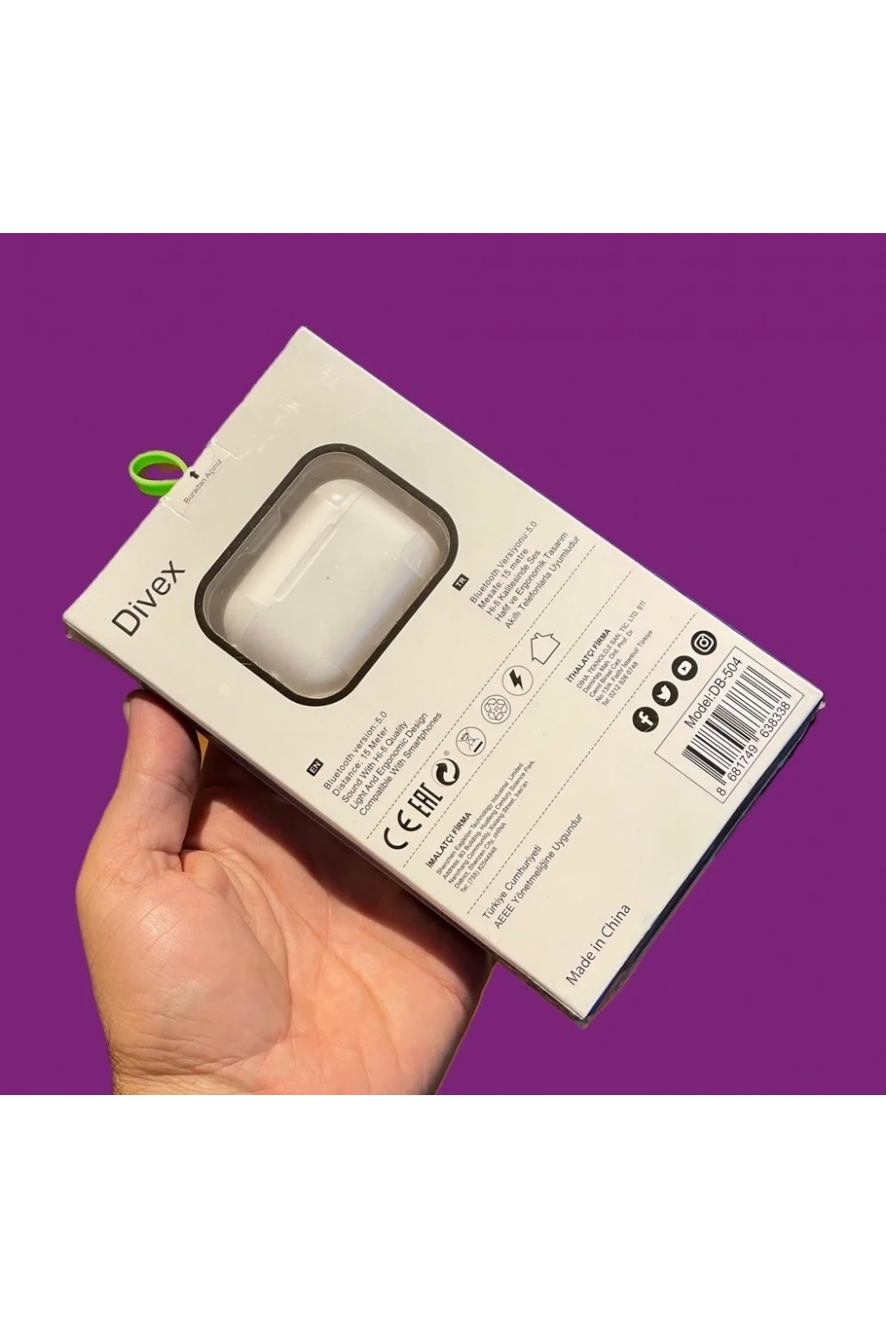 Divex Kablosuz Bluetooth Kulaklık Pro IOS Android Uyumlu DB-504