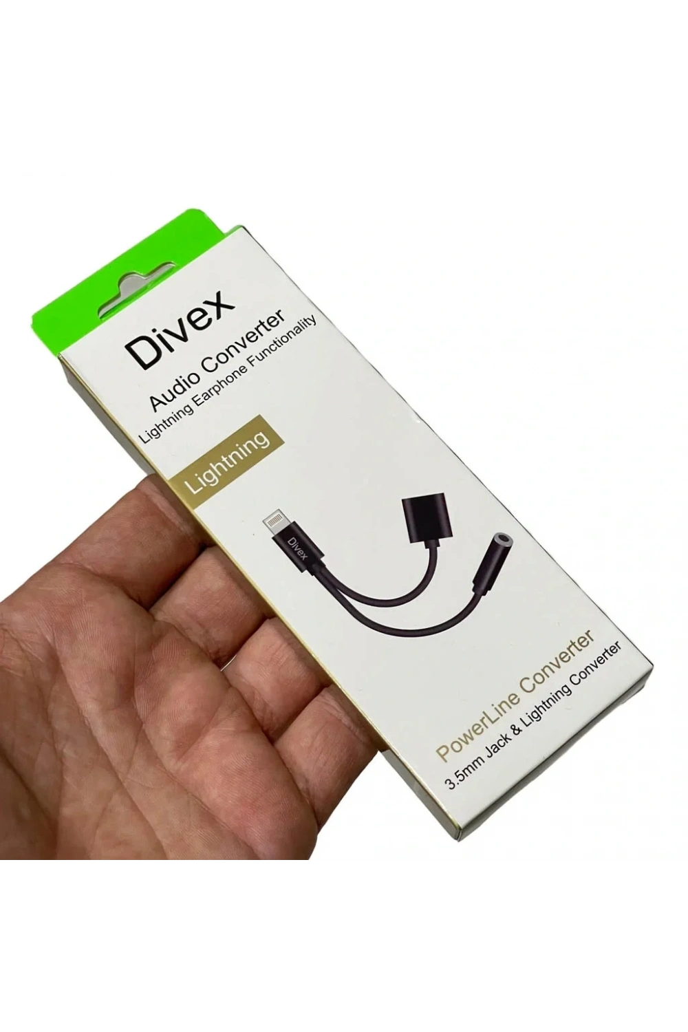 Divex Lightning Kulaklık ve Şarj Çoğaltıcı Adaptör Siyah DC-176